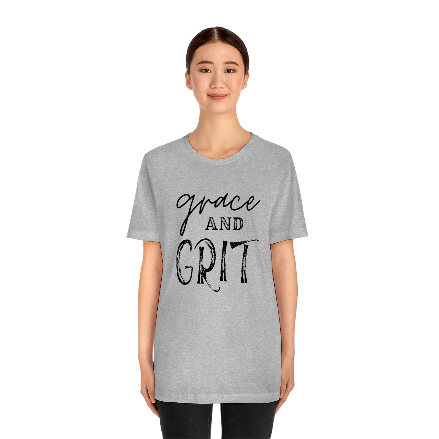 "Grace and Grit" Unisex Jersey Short Tee
