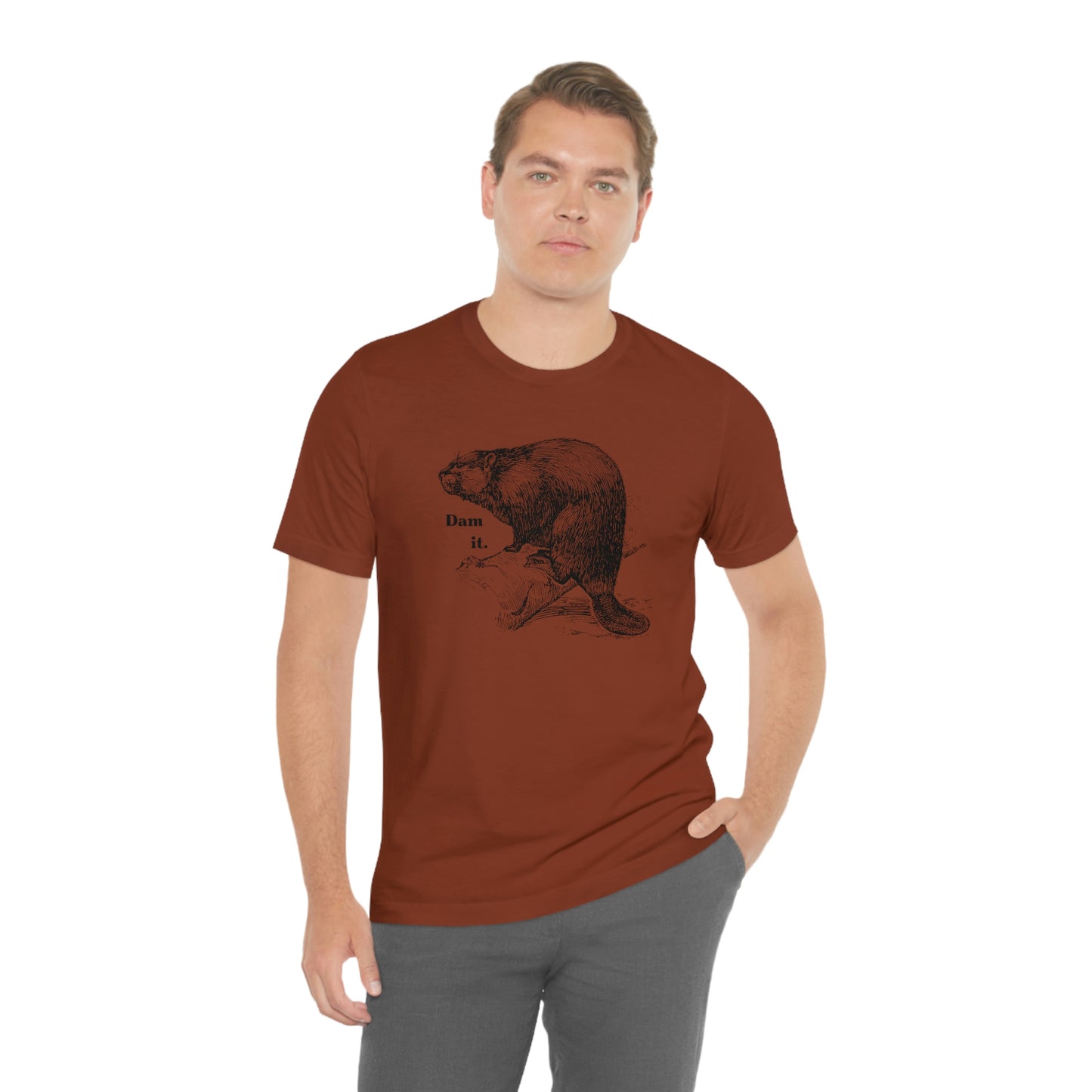 "Dam it" Bella Canvas Graphic Short Sleeve Tee
