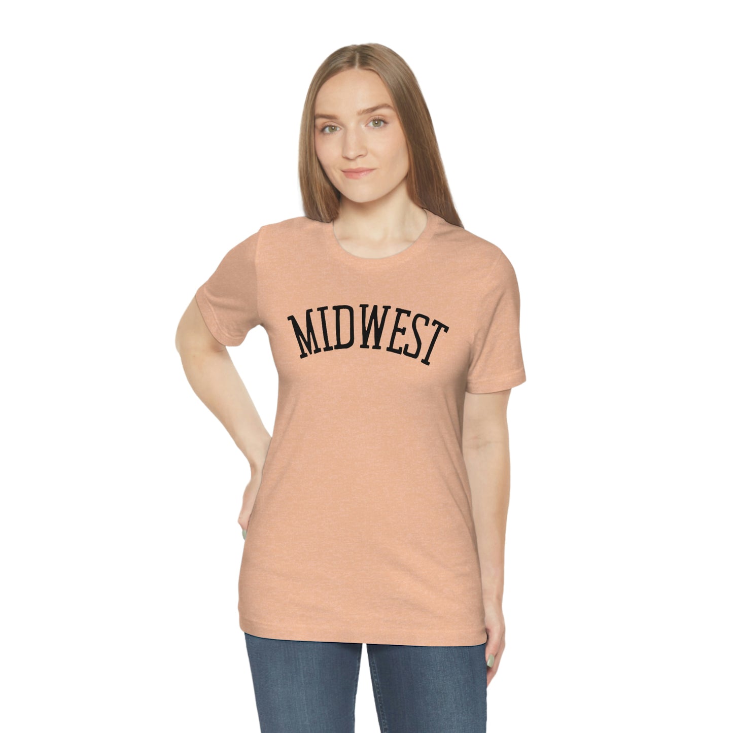 "Midwest" Unisex Jersey Short Sleeve Tee
