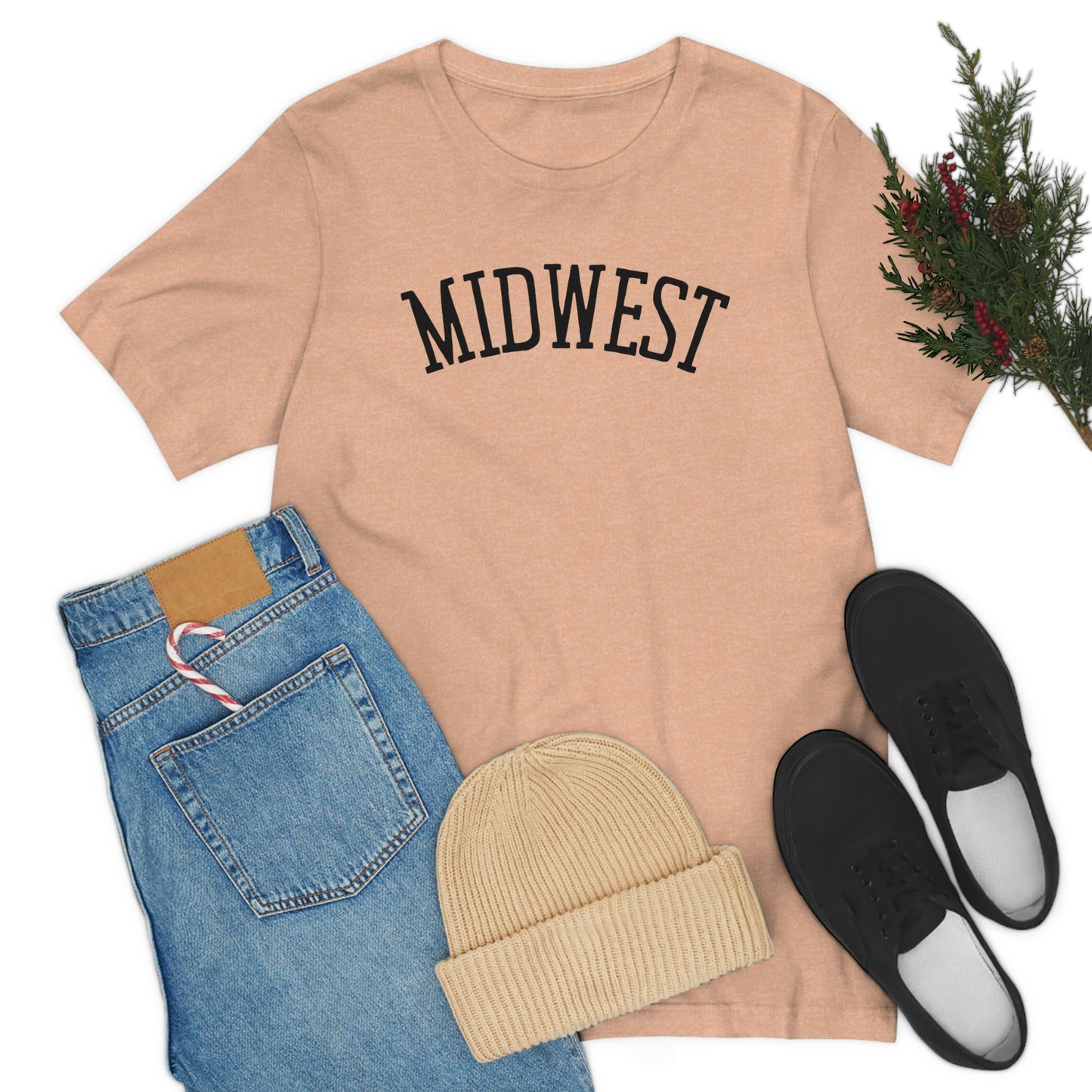 "Midwest" Unisex Jersey Short Sleeve Tee