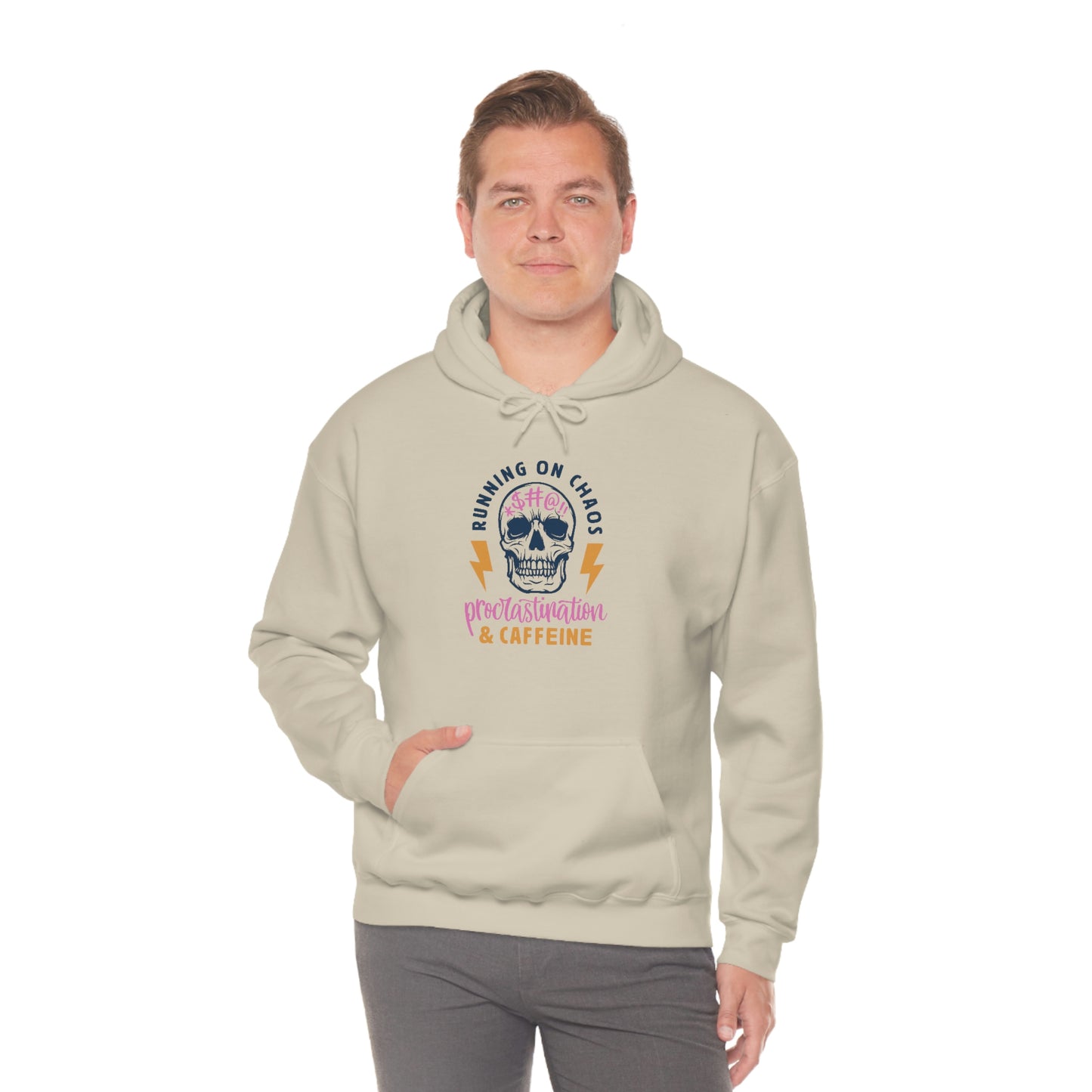 "Chaos and Caffeine" Unisex Heavy Blend™ Hooded Sweatshirt