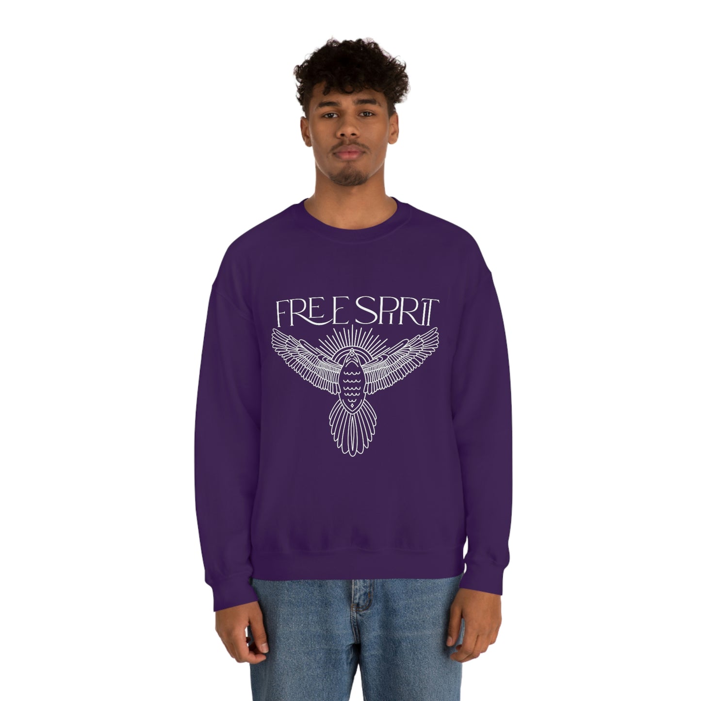 "Free Spirit" Unisex Crewneck Sweatshirt