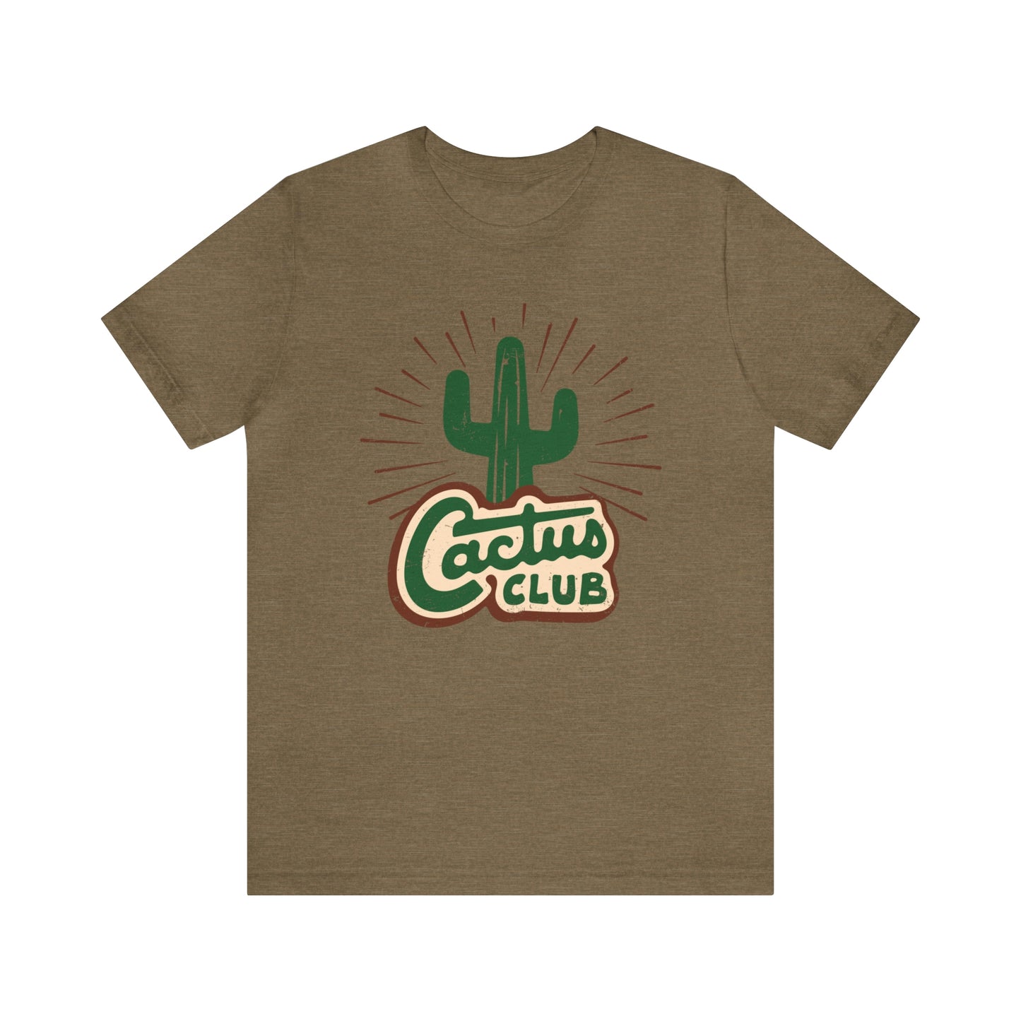 "Cactus Club" Bella Canvas Short Sleeve Tee