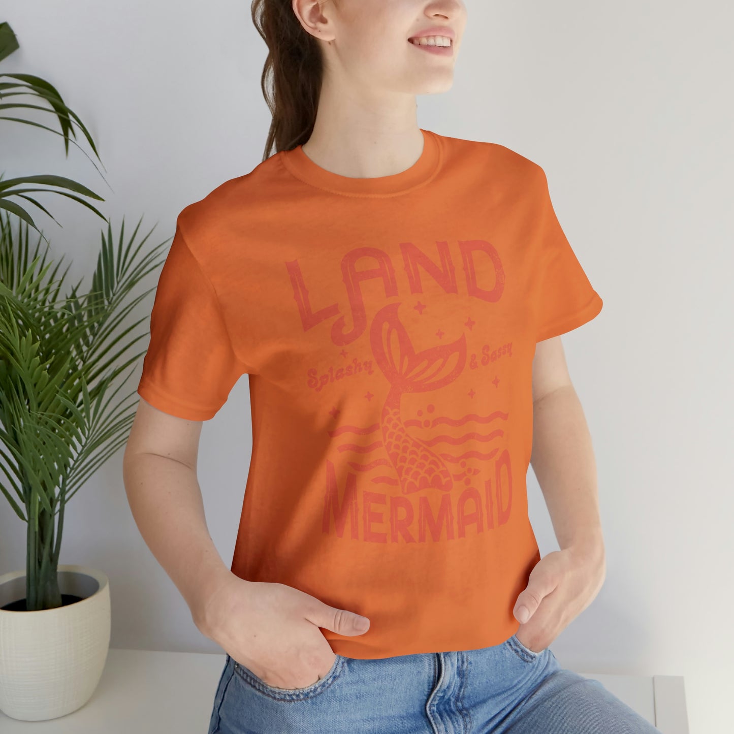 "Land Mermaid" Bella Canvas Short Sleeve Tee