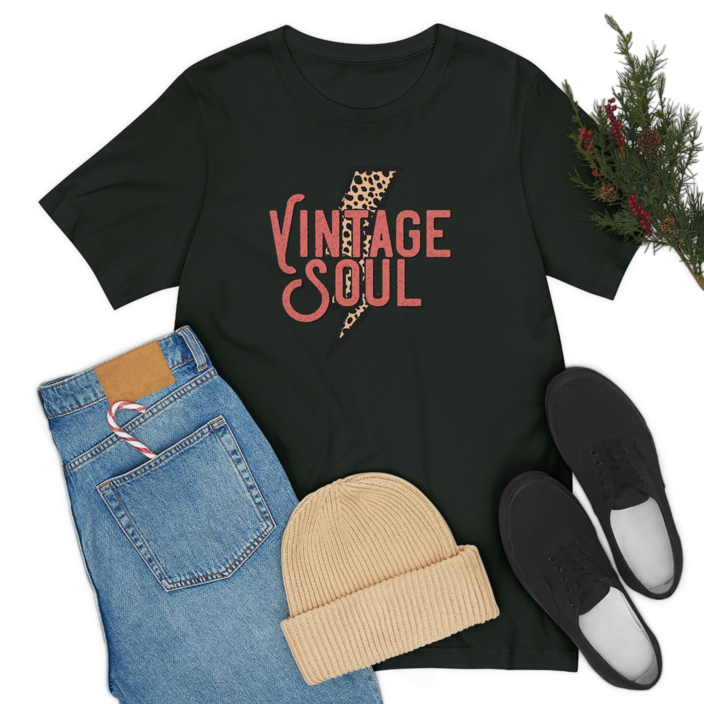 "Vintage Soul" Unisex Jersey Short Sleeve Tee