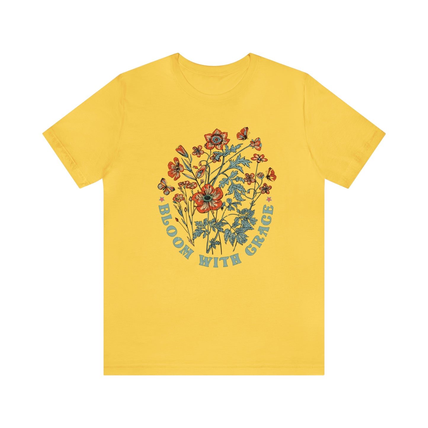 "Bloom With Grace" Bella Canvas Short Sleeve Tee