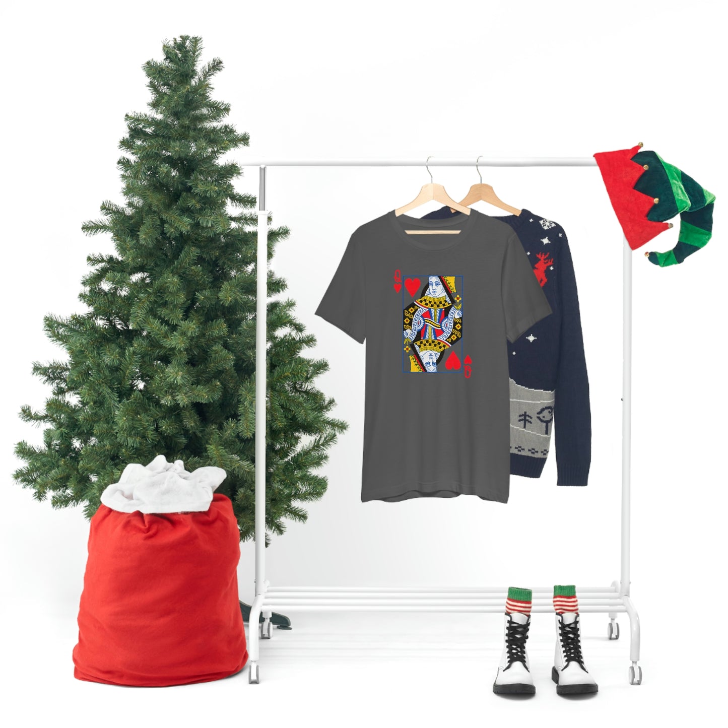 "Queen of Hearts" Unisex Jersey Short Sleeve Tee