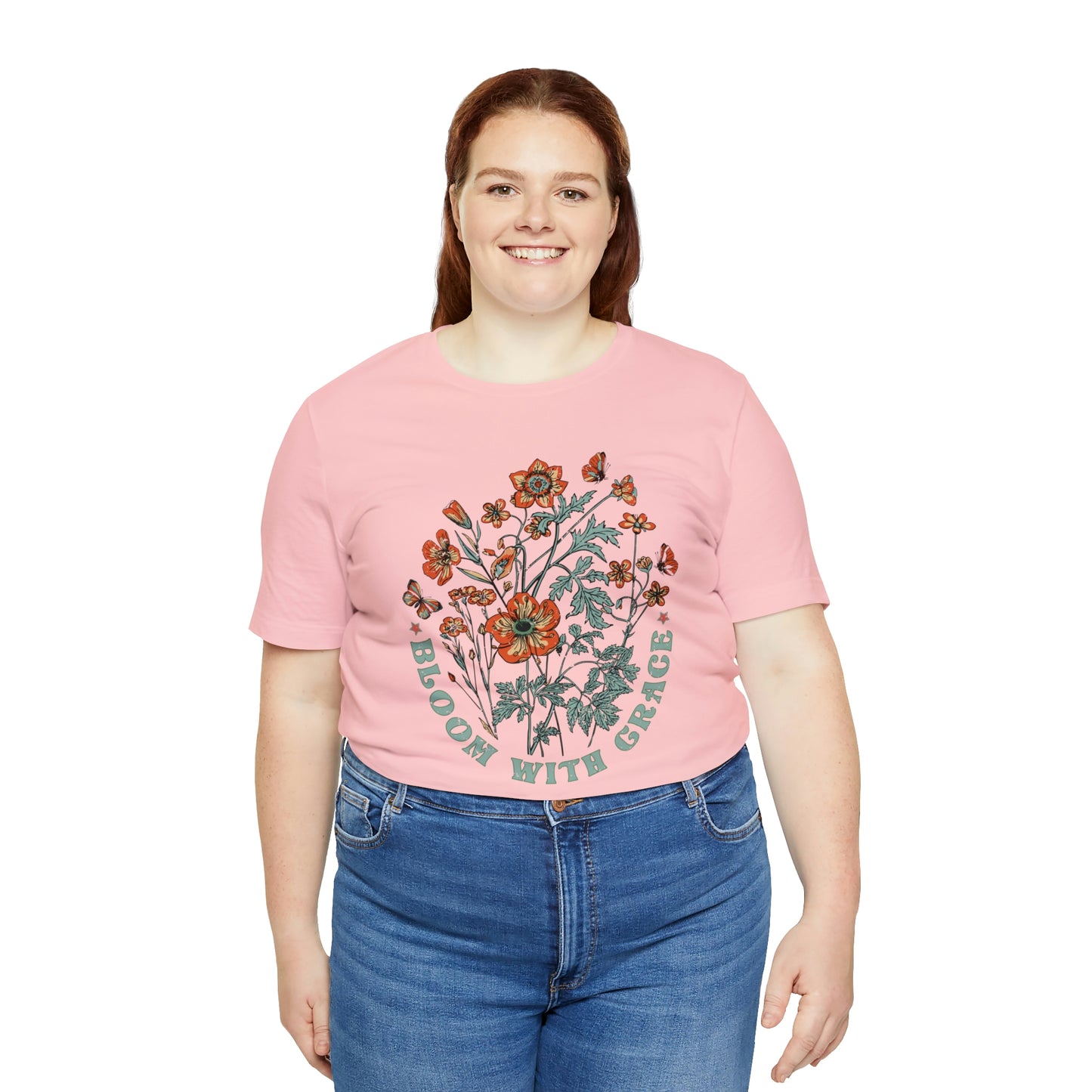 "Bloom With Grace" Bella Canvas Short Sleeve Tee