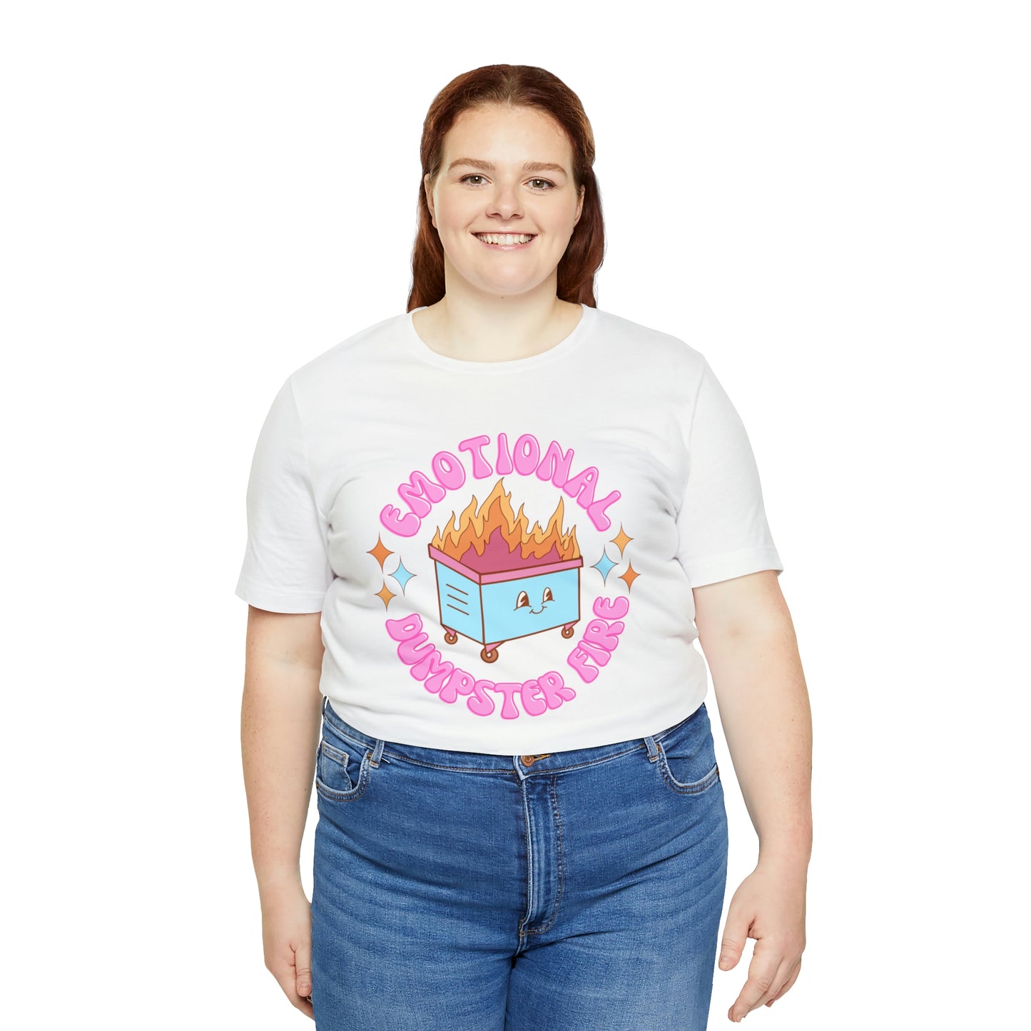 "Emotional Dumpster Fire" Bella Canvas Short Sleeve Tee
