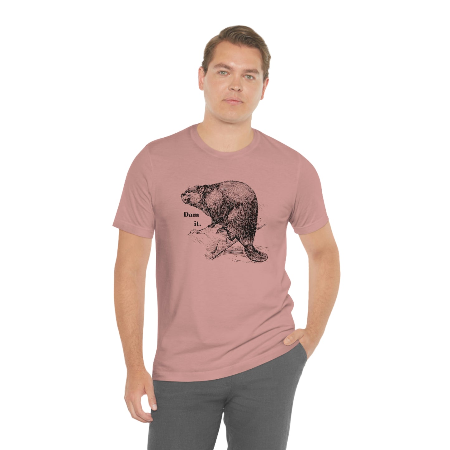 "Dam it" Bella Canvas Graphic Short Sleeve Tee
