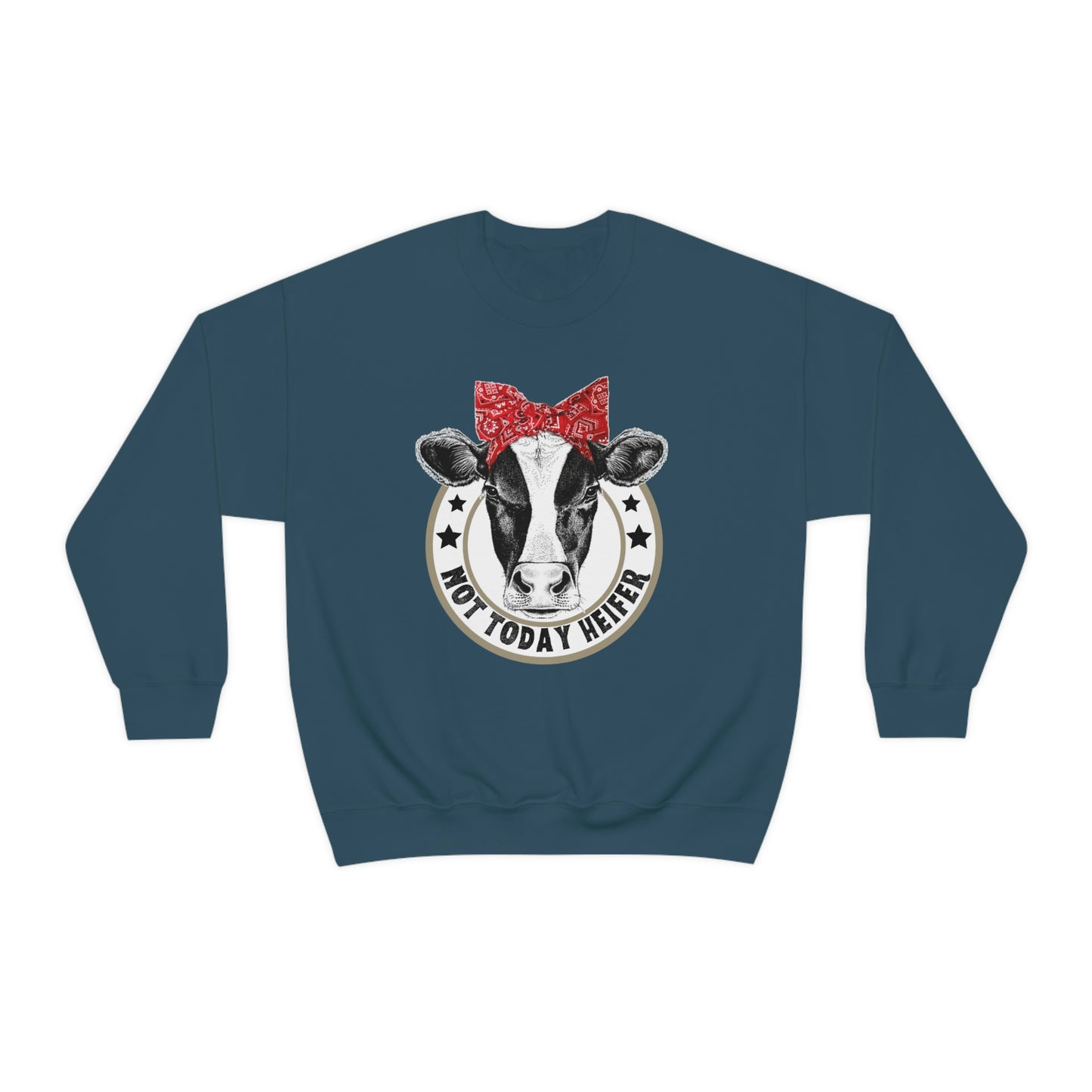 "Not Today Heifer" Unisex Heavy Blend™ Crewneck Sweatshirt