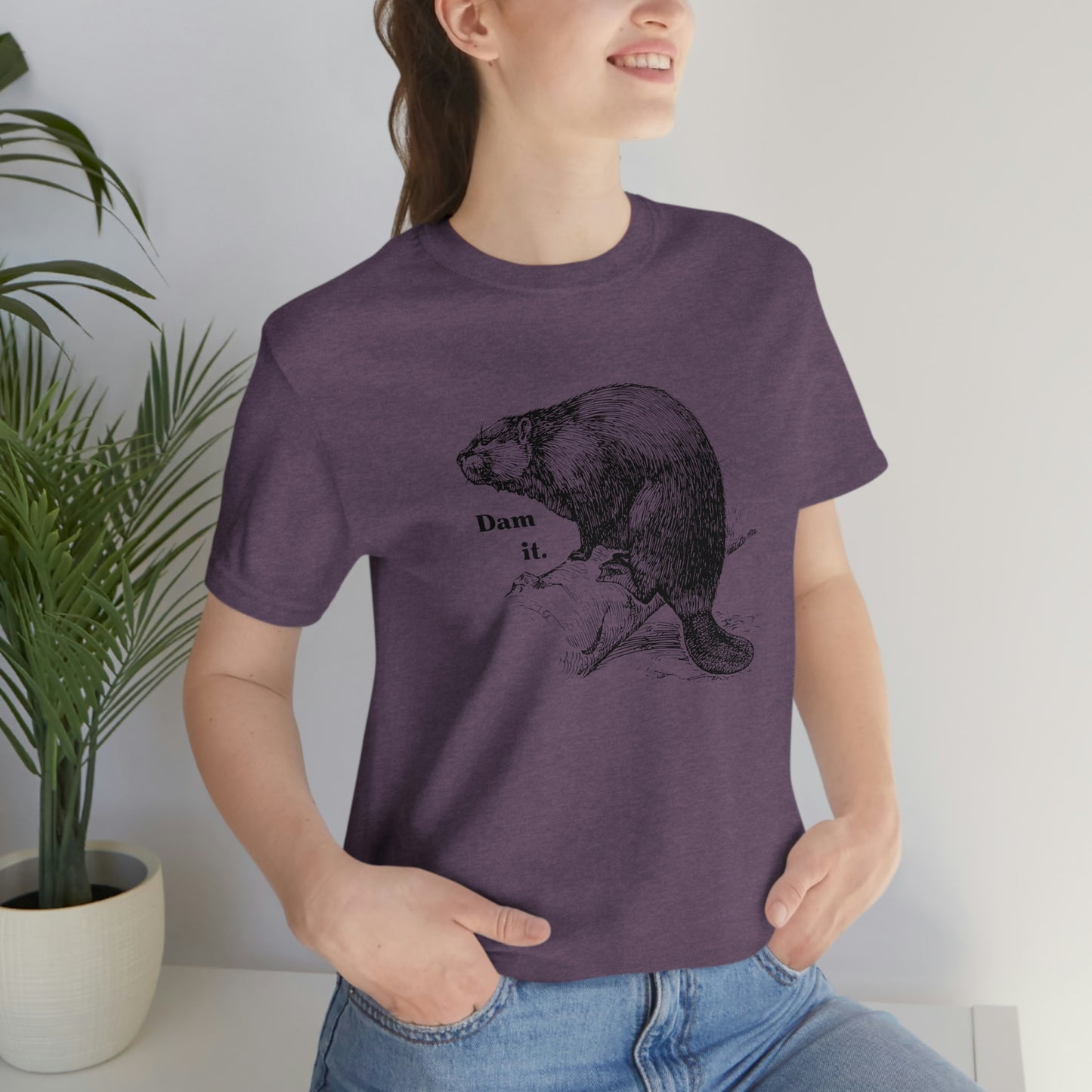 "Dam it" Bella Canvas Graphic Short Sleeve Tee