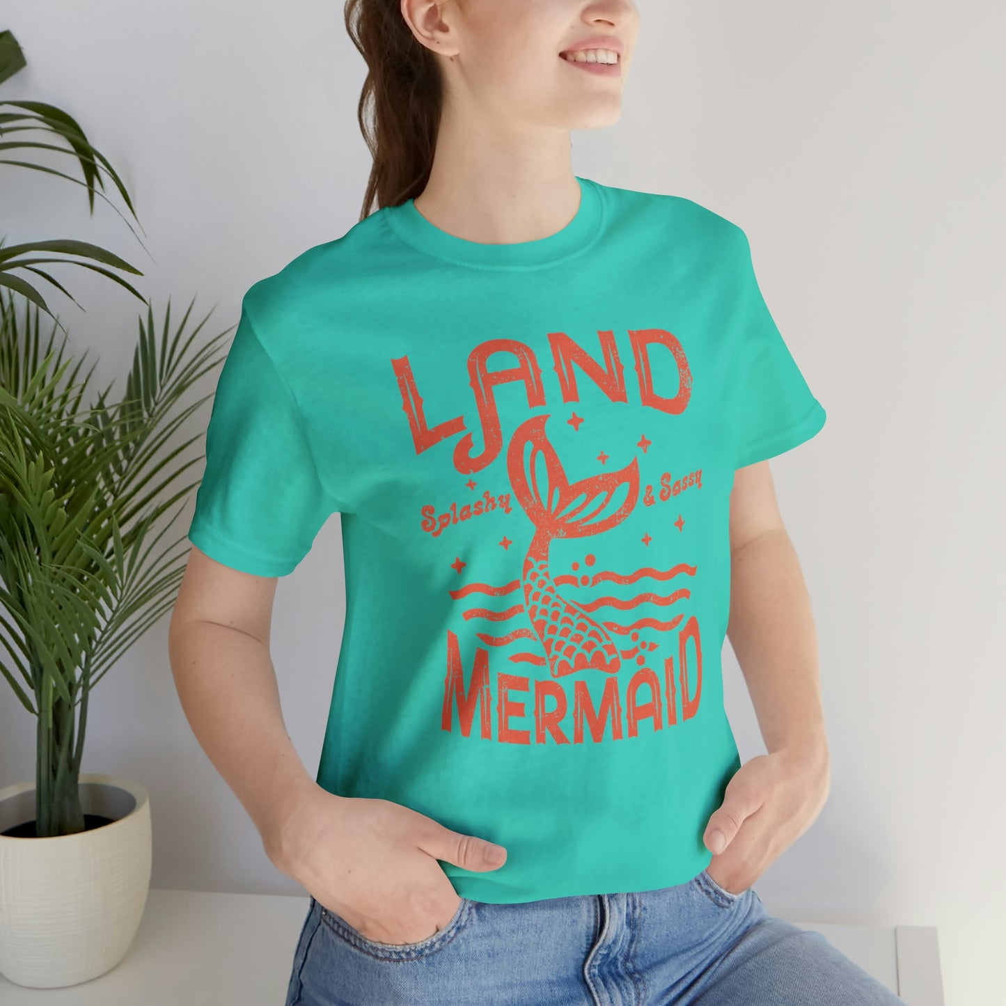"Land Mermaid" Bella Canvas Short Sleeve Tee