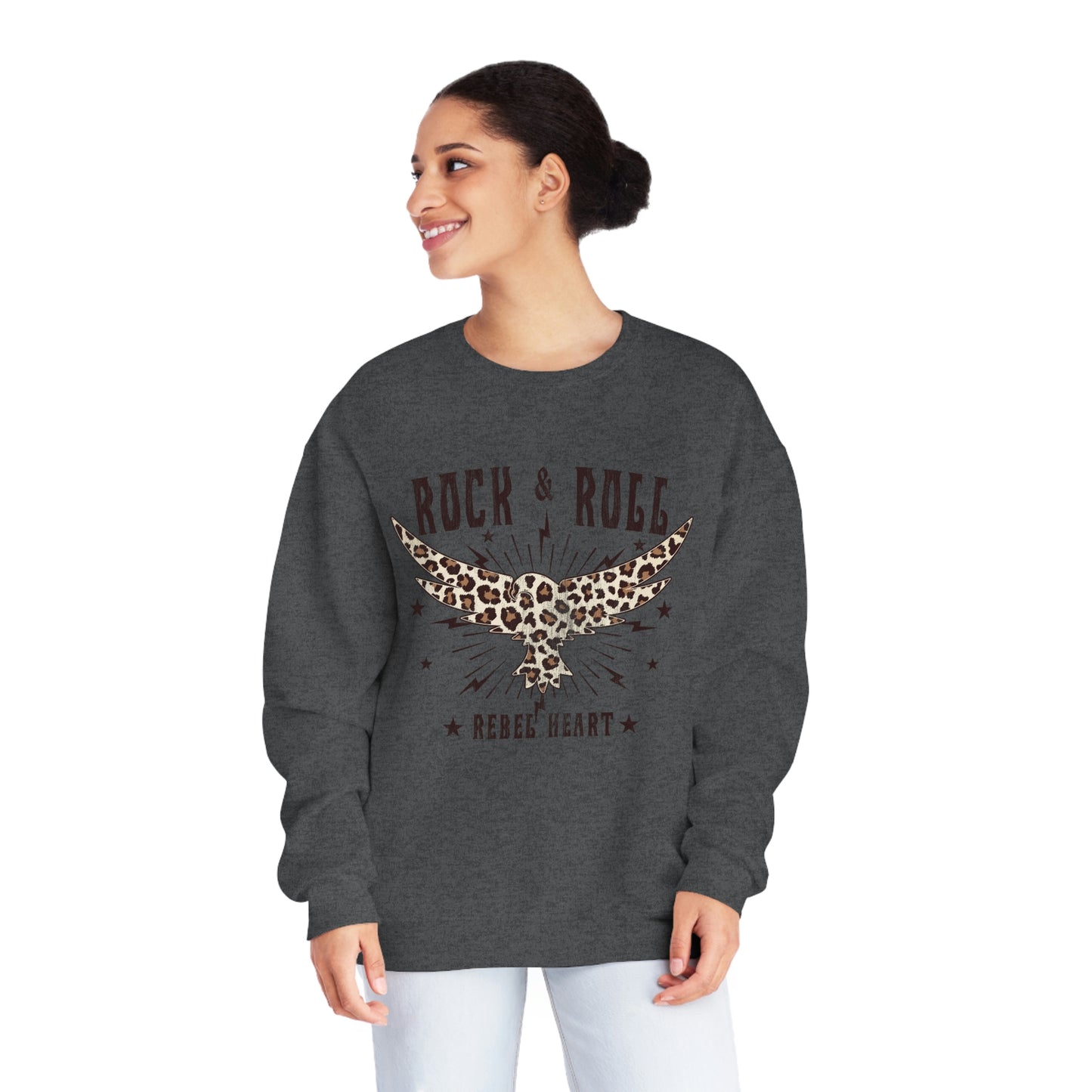"Rock & Roll" Unisex NuBlend® Crewneck Sweatshirt