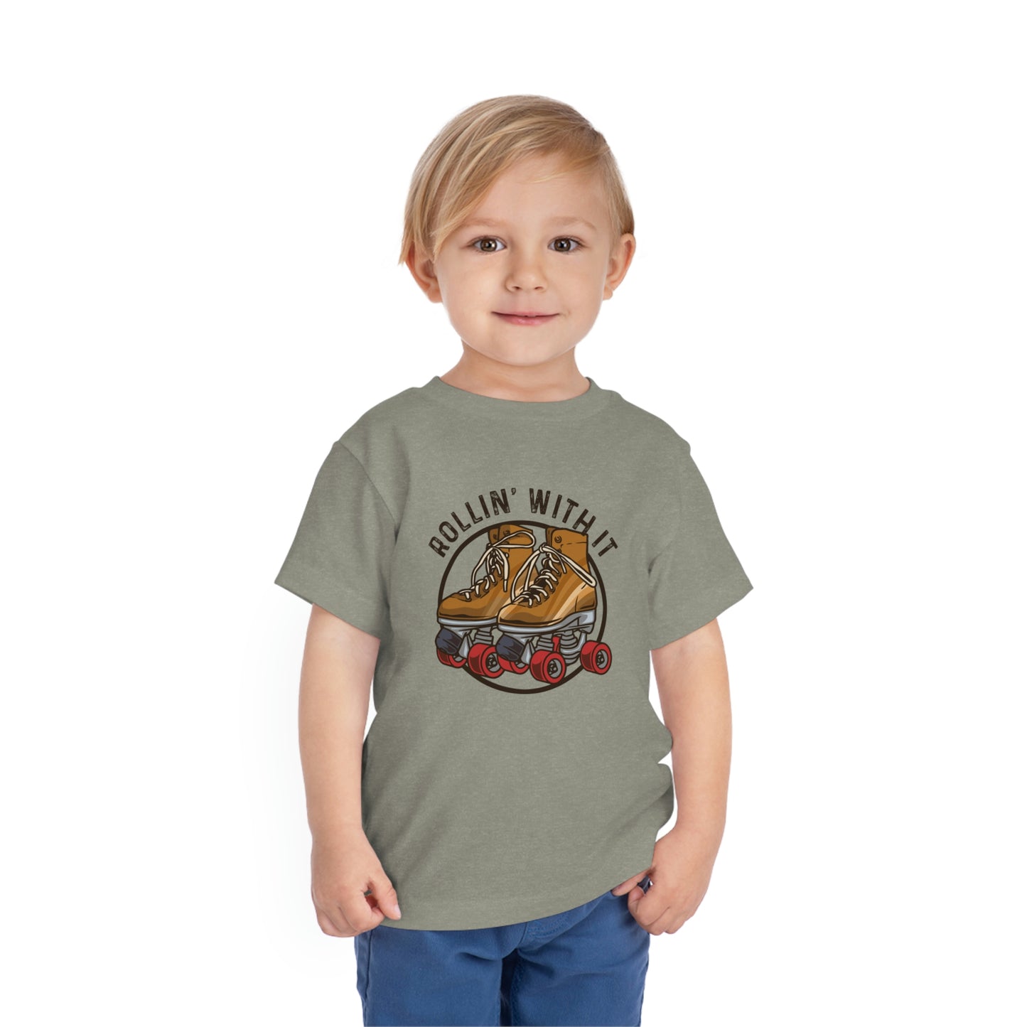 "Rollin With It" Toddler Short Sleeve Tee (2T-5T)
