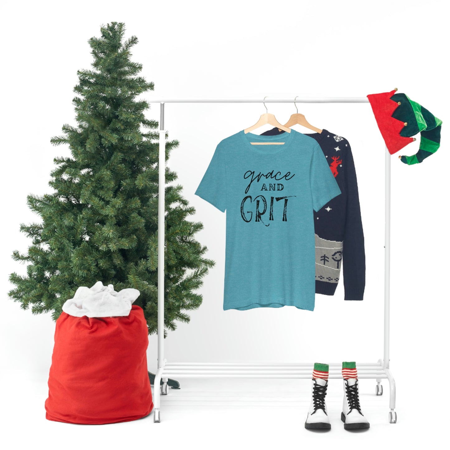 "Grace and Grit" Unisex Jersey Short Tee