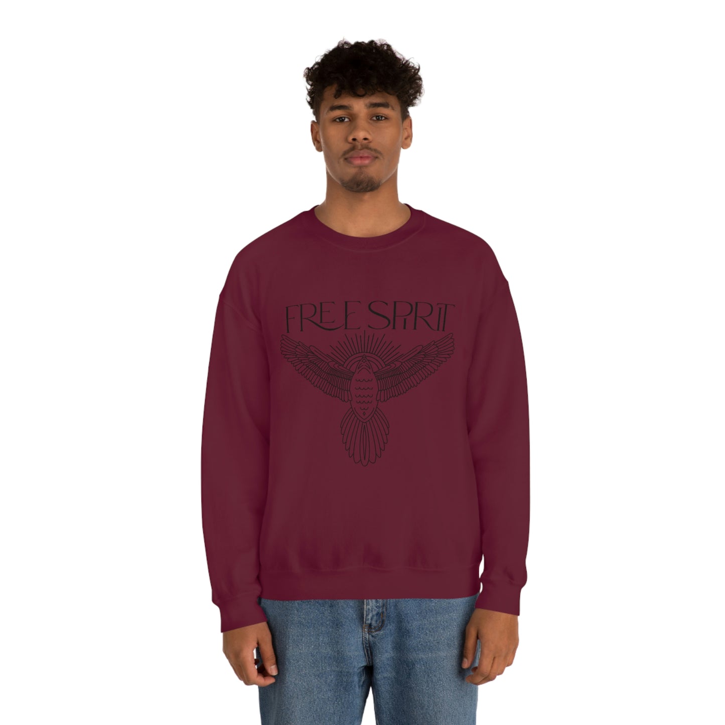 "Free Spirit" Unisex Crewneck Sweatshirt
