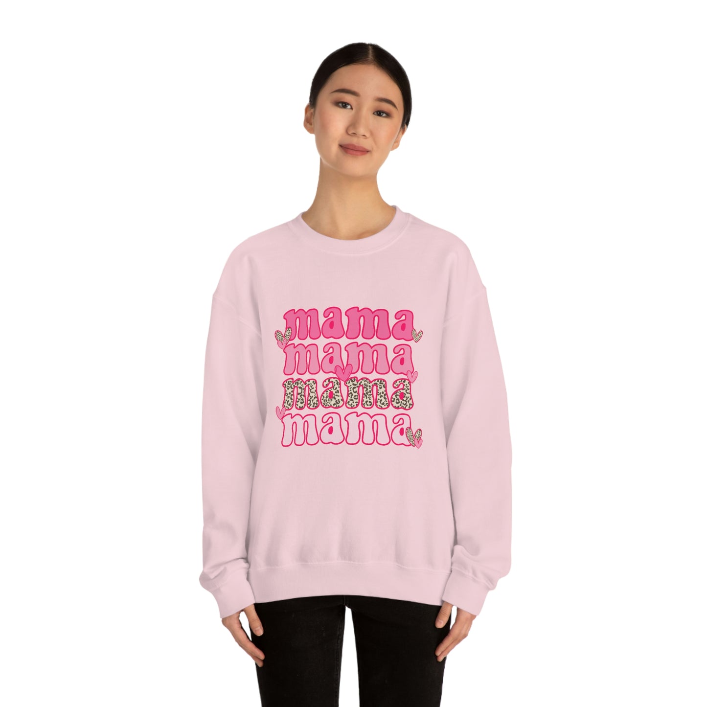"Mama" Unisex Heavy Blend™ Crewneck Sweatshirt