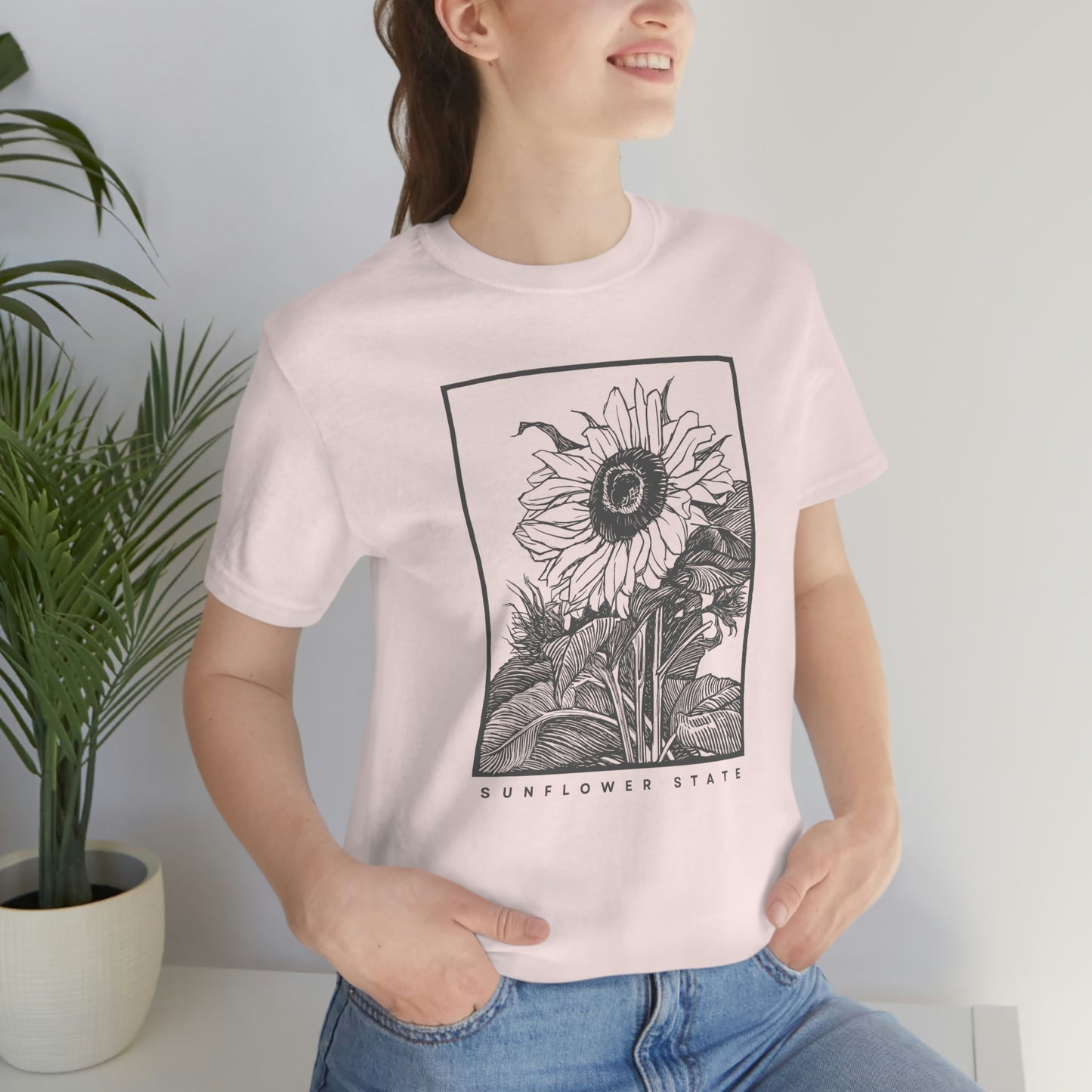 "Sunflower" Bella Canvas Unisex Jersey Short Sleeve Tee