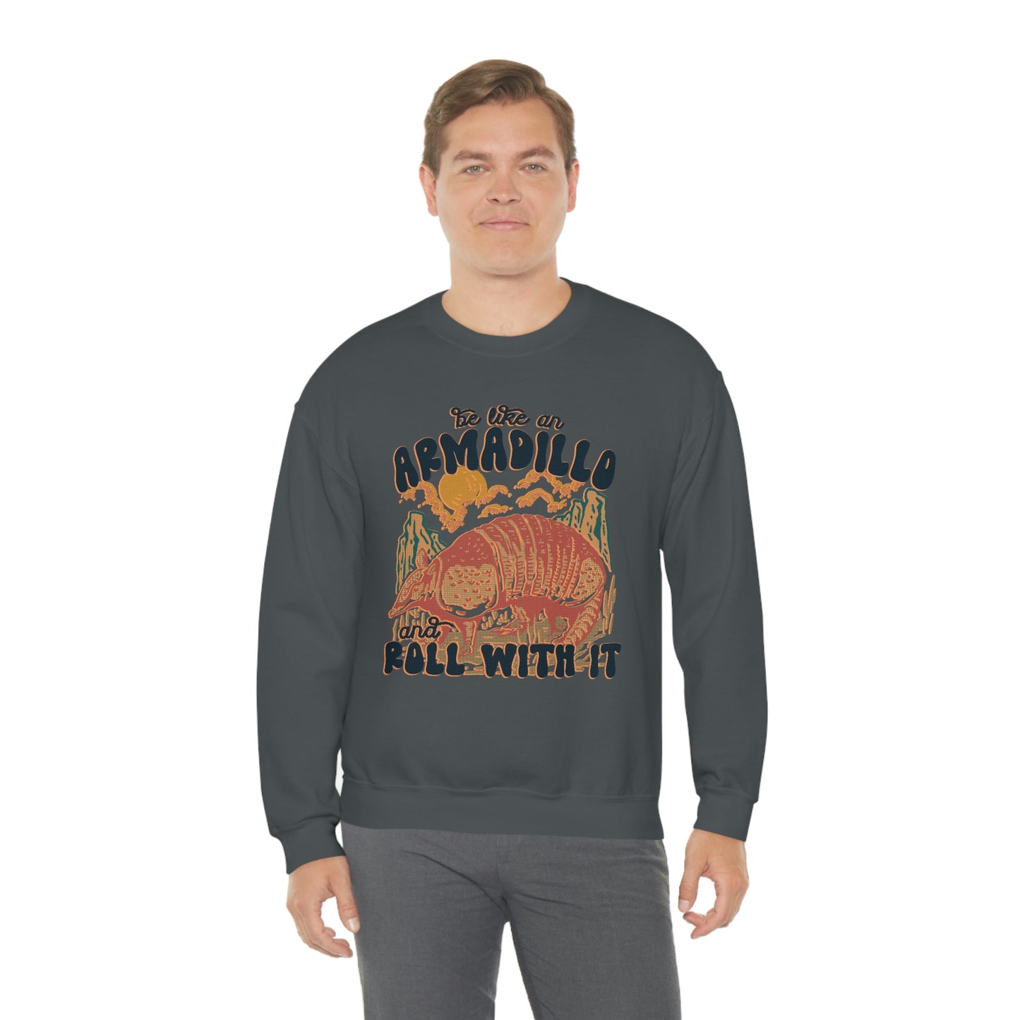 "Armadillo" Unisex Heavy Blend™ Crewneck Sweatshirt