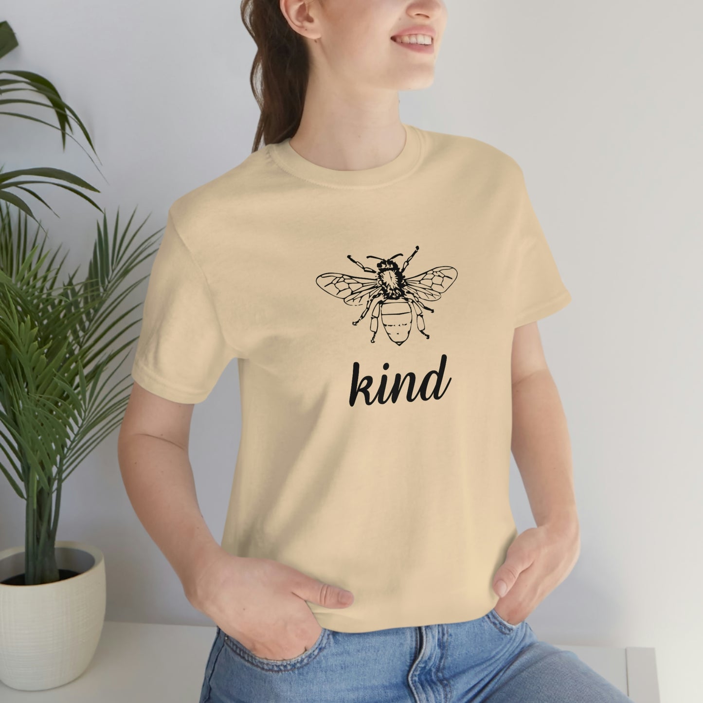 "Bee Kind" Unisex Jersey Short Sleeve Tee