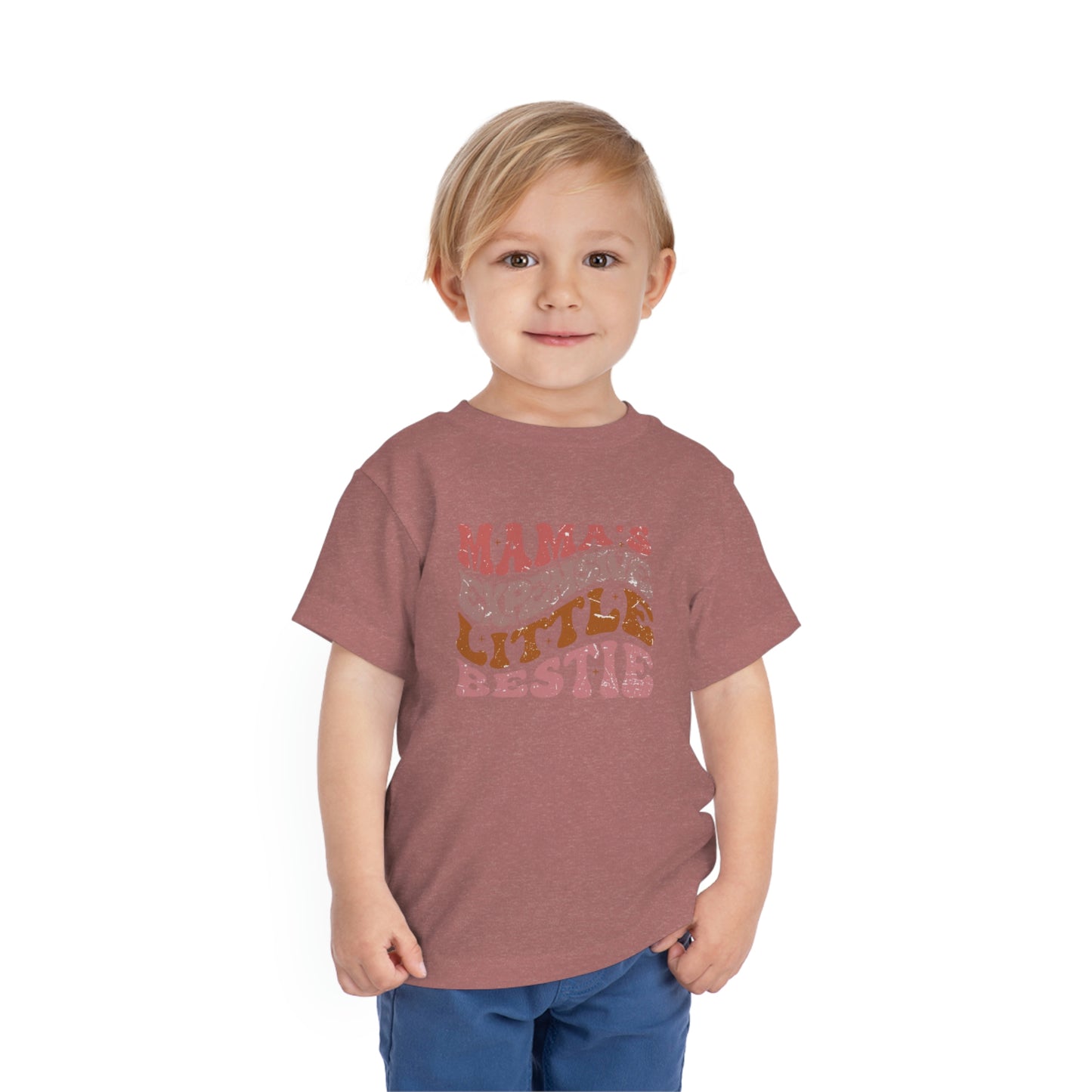 "Mama's Expensive Little Bestie" Toddler Short Sleeve Tee (2T-5T)