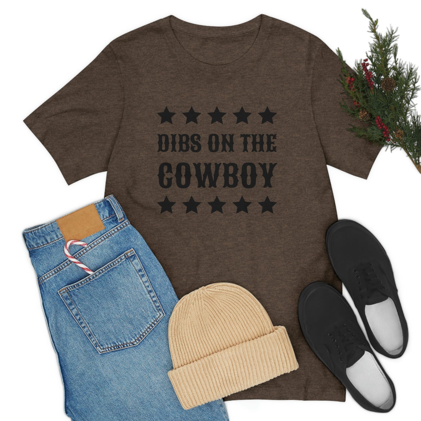 "Dibs on the Cowboy" Unisex Jersey Short Sleeve Tee