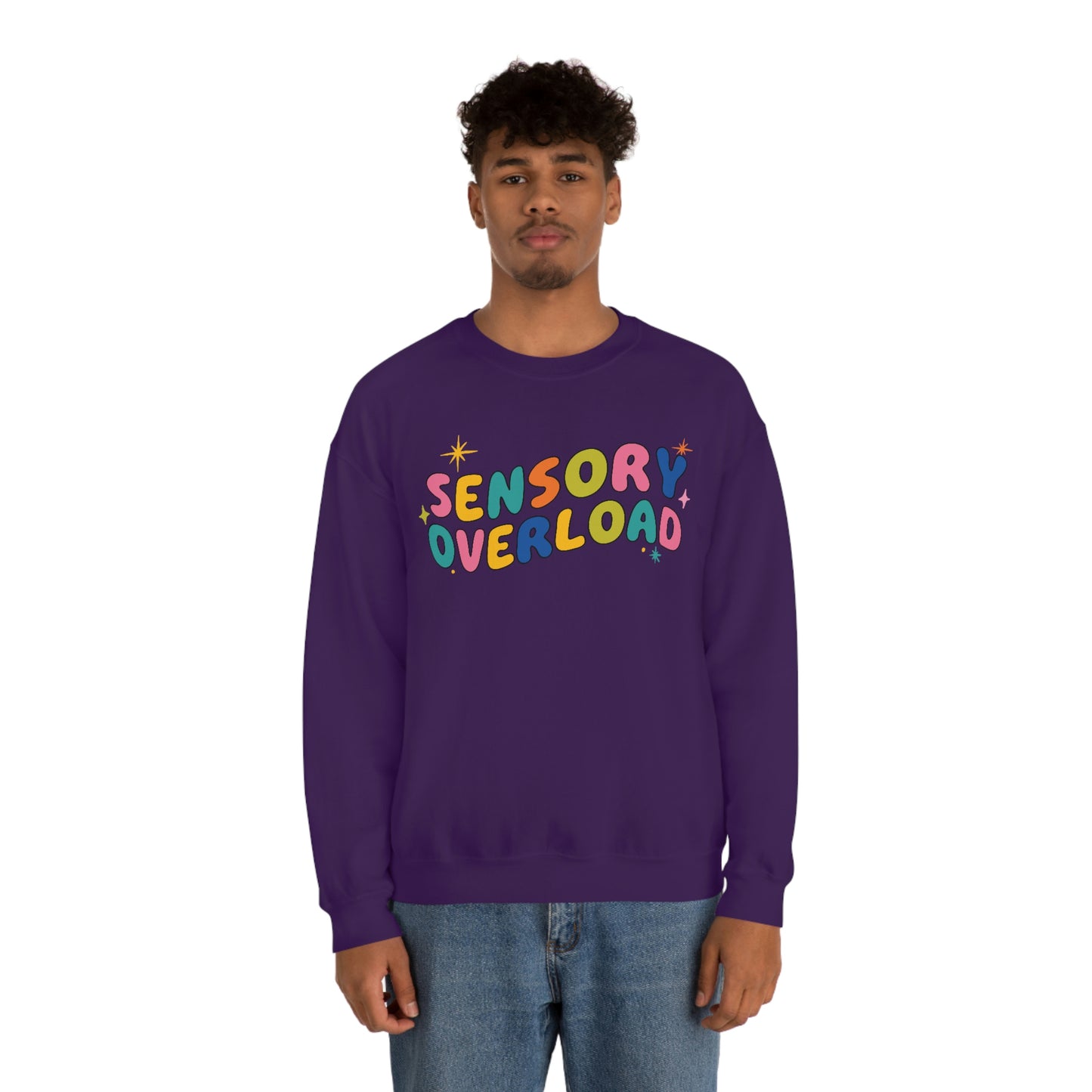 "Sensory Overload" Unisex Heavy Blend™ Crewneck Sweatshirt