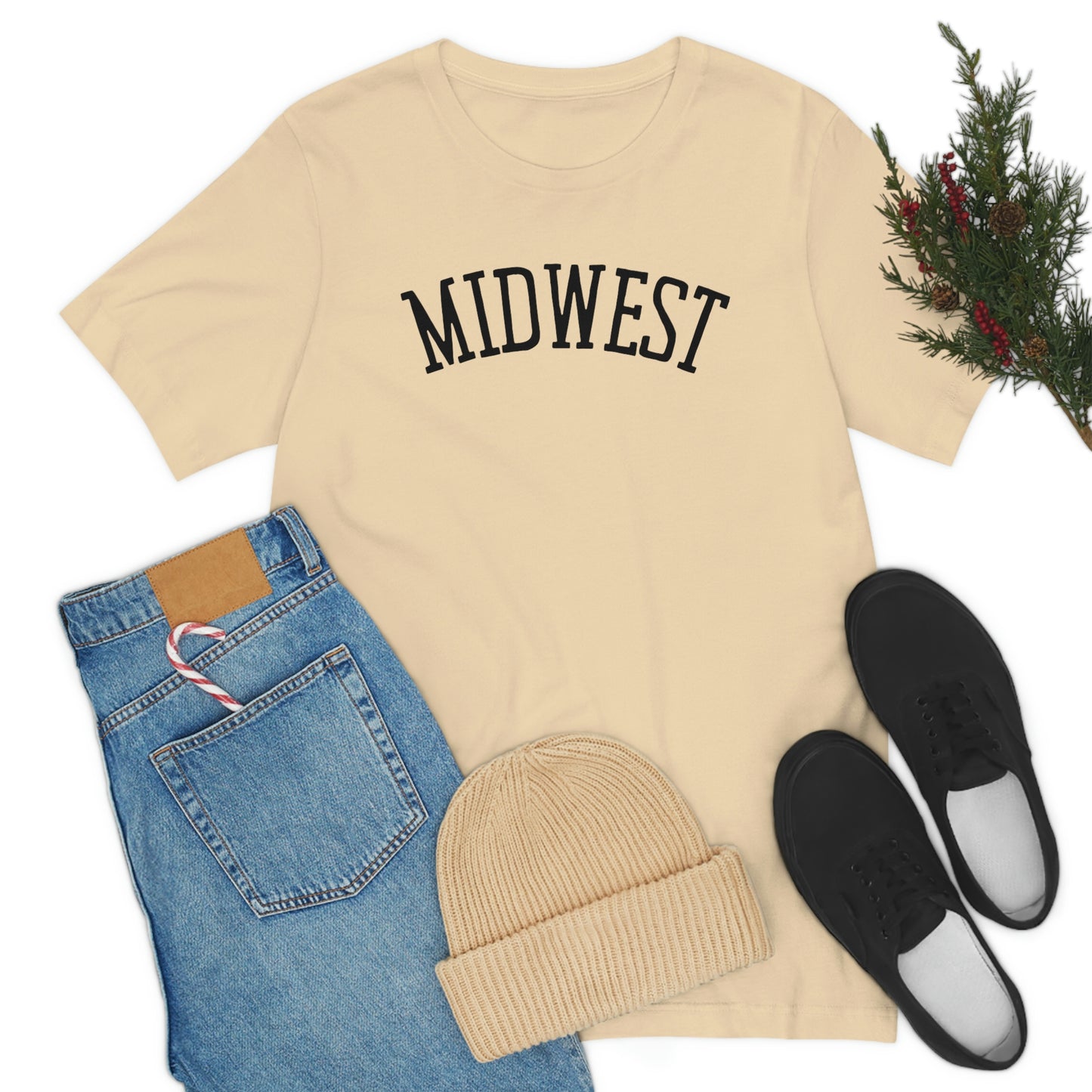 "Midwest" Unisex Jersey Short Sleeve Tee