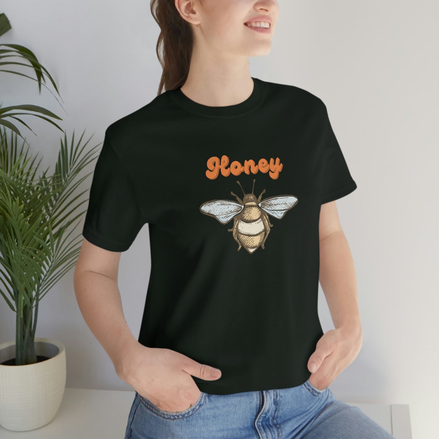 "Honey" Unisex Jersey Short Sleeve Tee