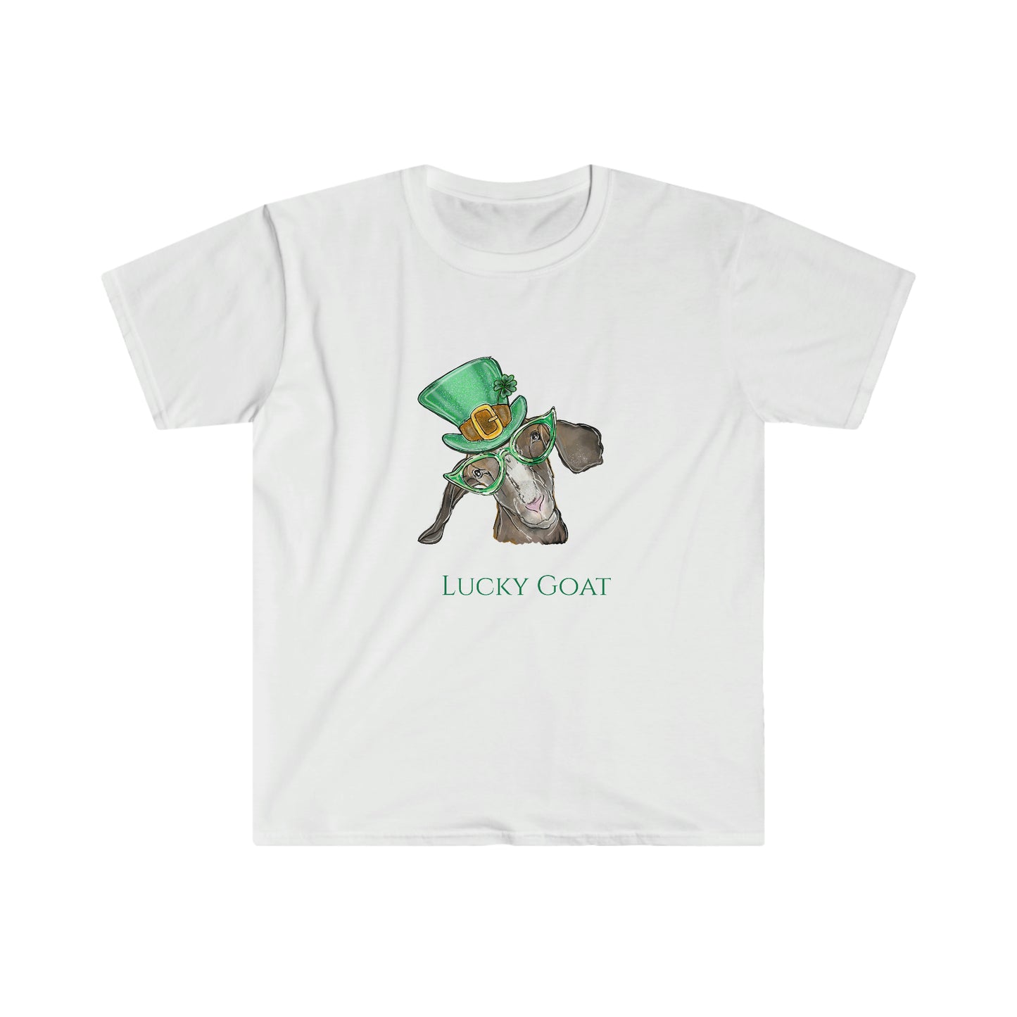 "Lucky Goat" Unisex Ultra Cotton Tee (Gildan Soft Style)