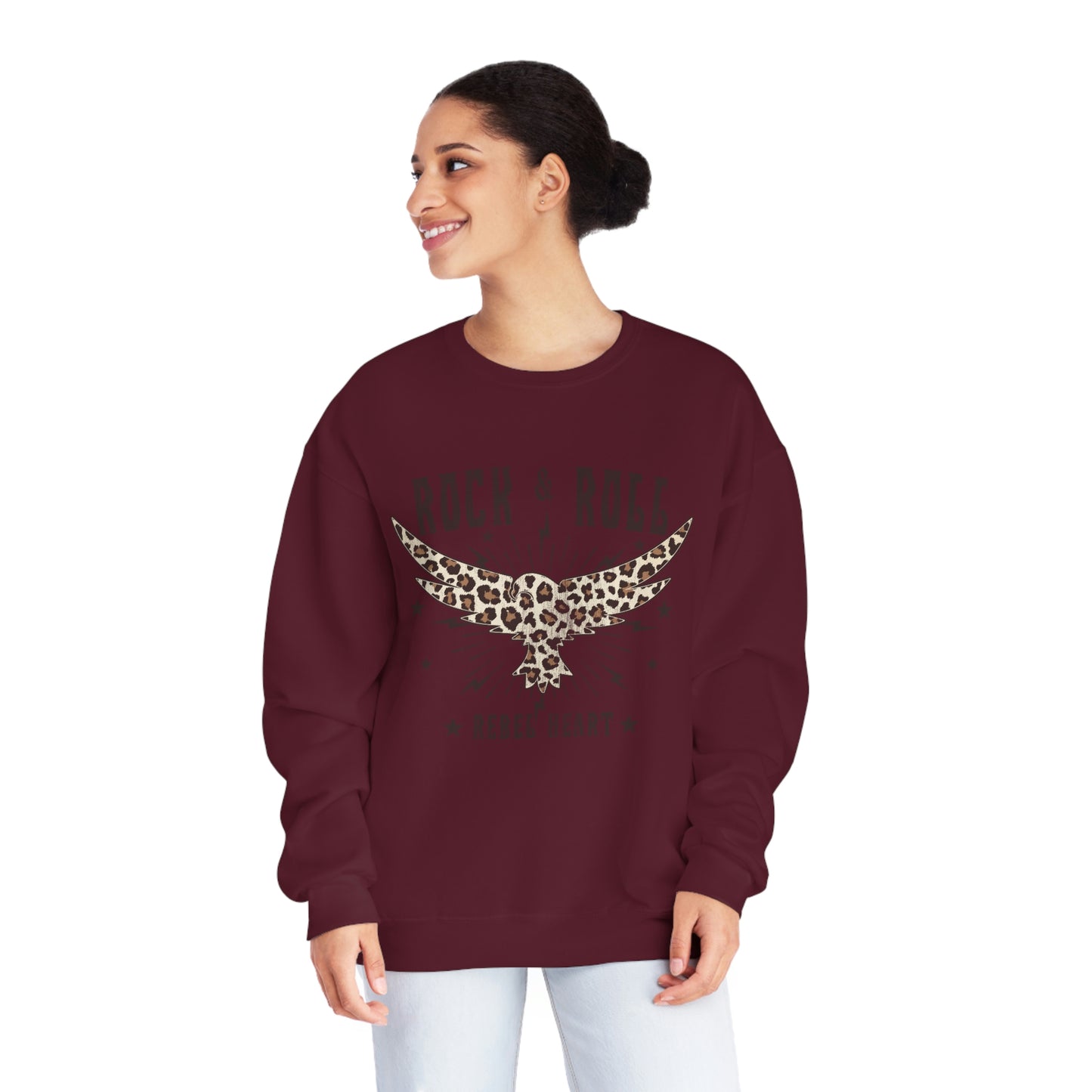 "Rock & Roll" Unisex NuBlend® Crewneck Sweatshirt