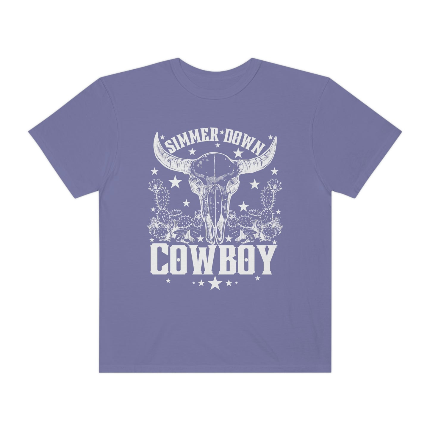 "Simmer Down Cowboy" Comfort Colors Unisex Graphic T-shirt