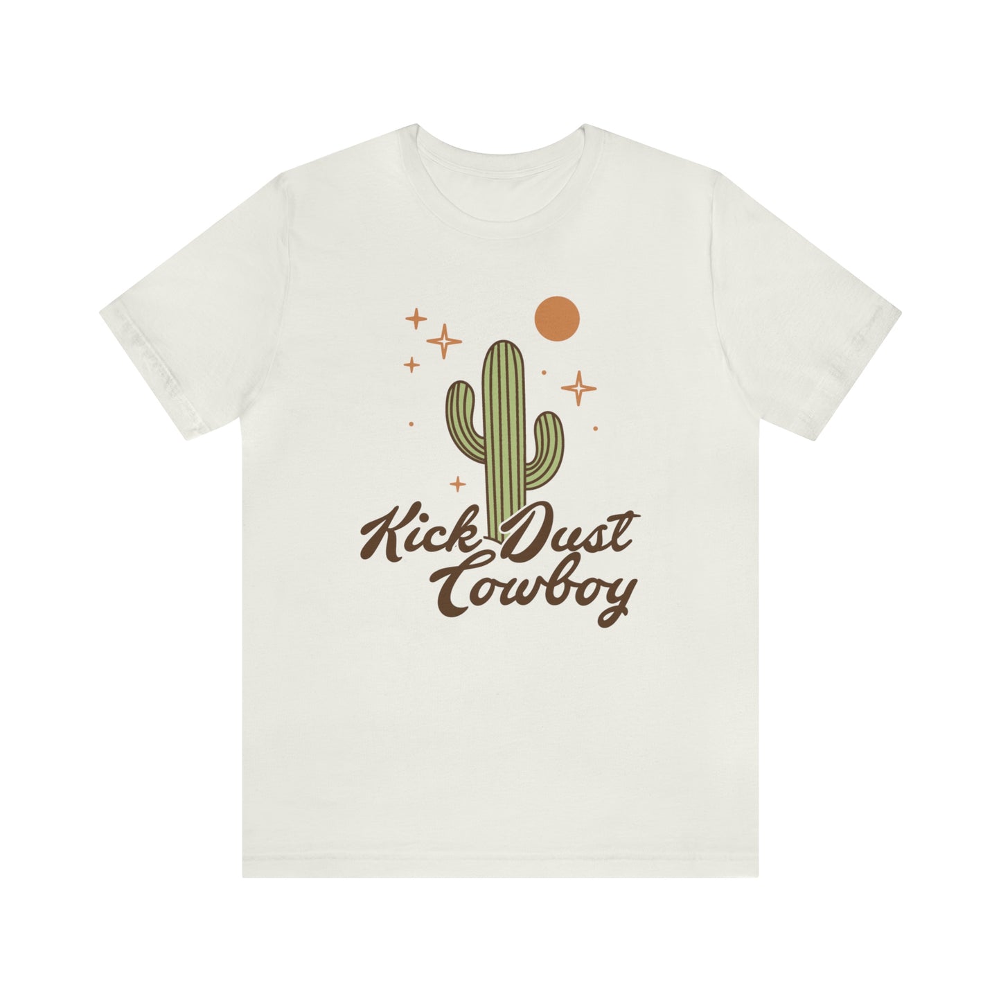 "Kick Dust Cowboy" Bella Canvas Short Sleeve Tee