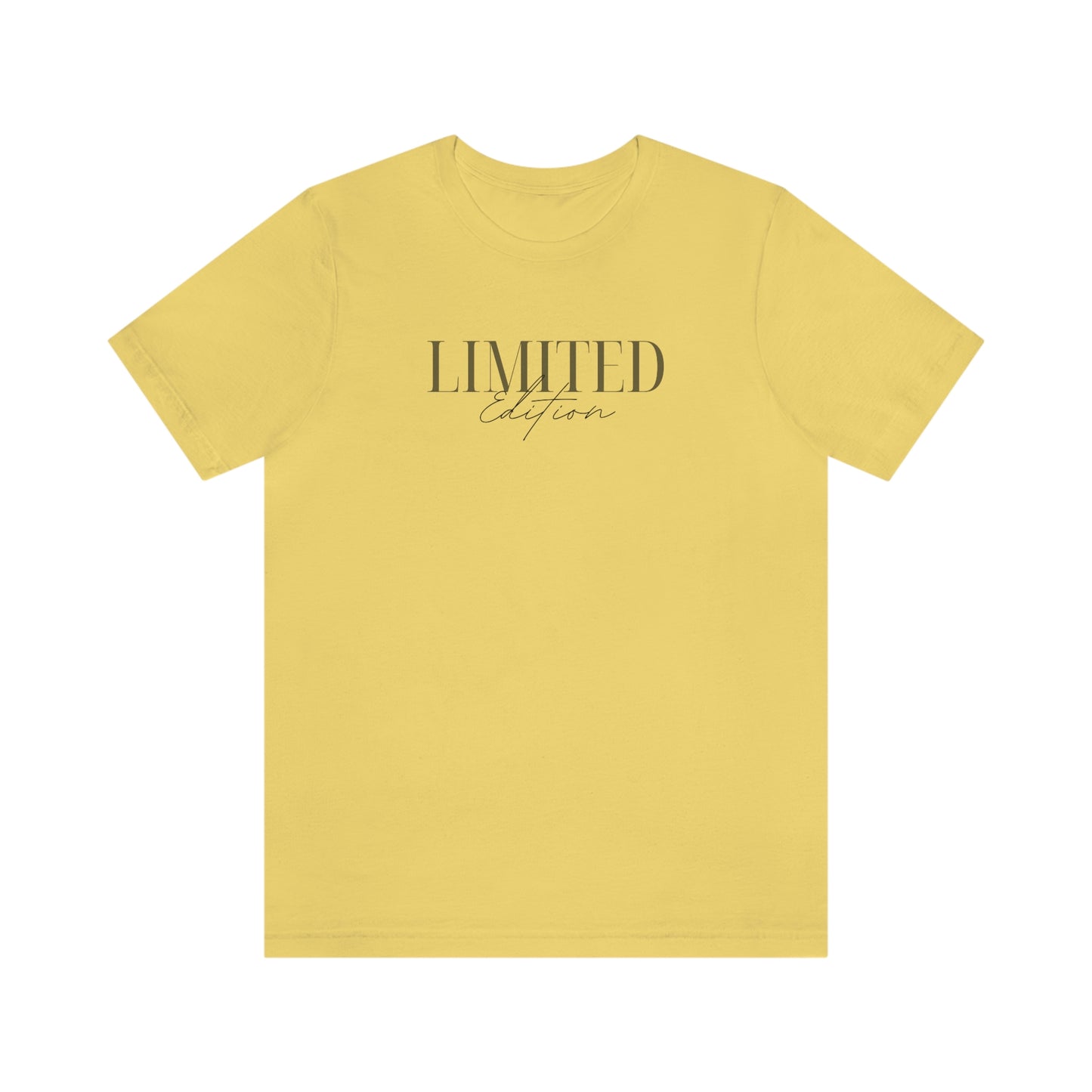 "Limited Edition Tee" Unisex Jersey Short Sleeve Tee (Bella + Canvas)