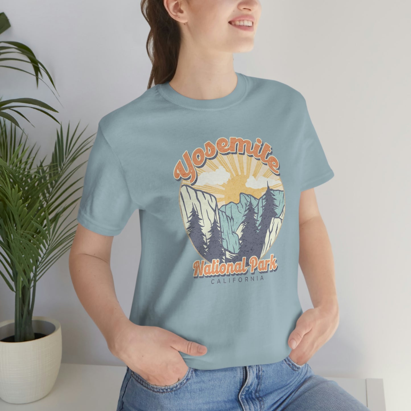 "Yosemite National Park" Bella Canvas Short Sleeve Tee