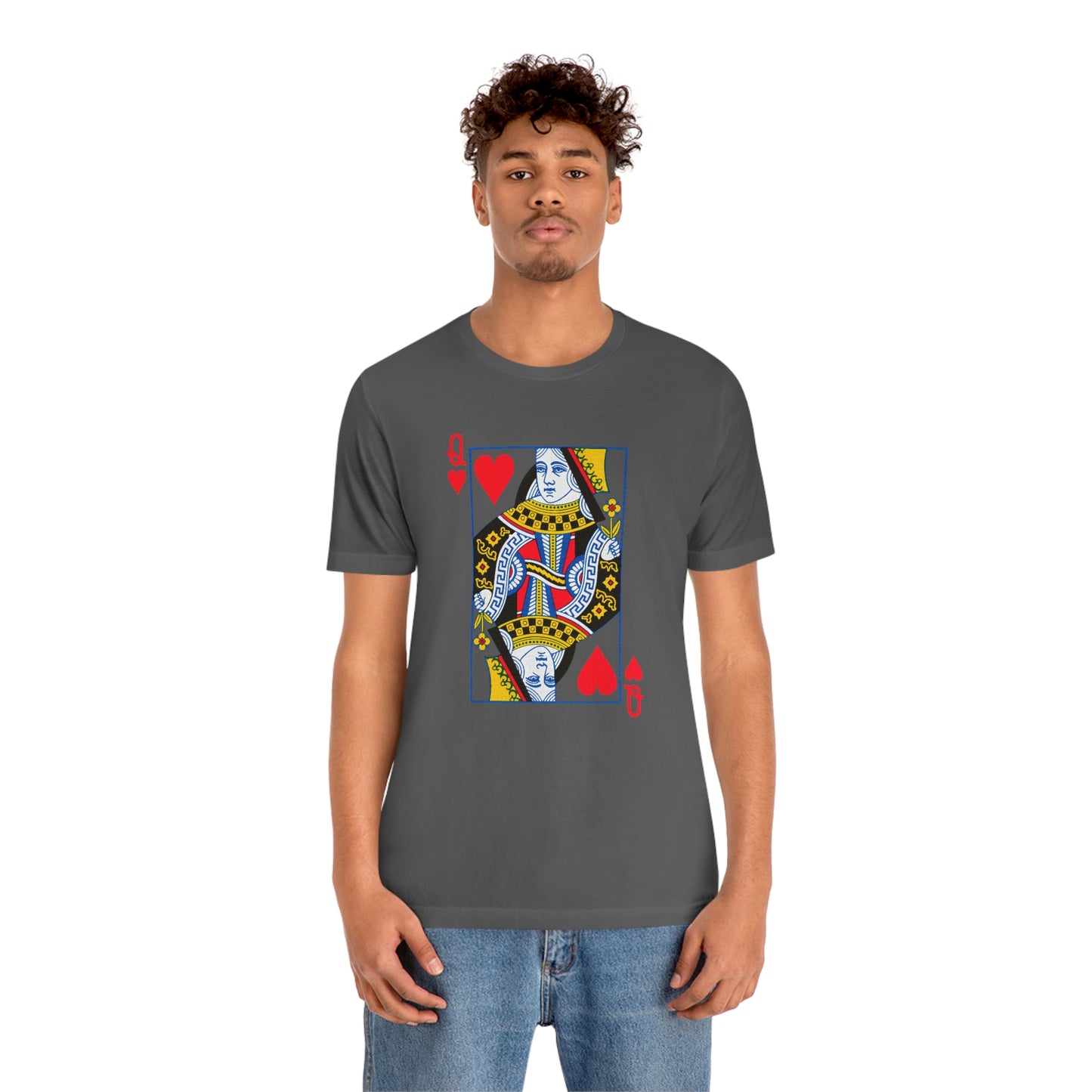 "Queen of Hearts" Unisex Jersey Short Sleeve Tee