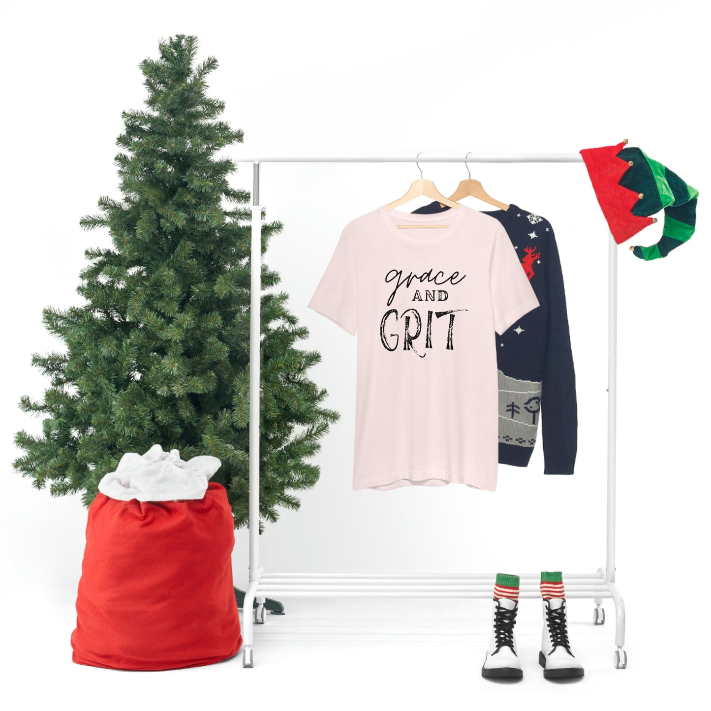 "Grace and Grit" Unisex Jersey Short Tee