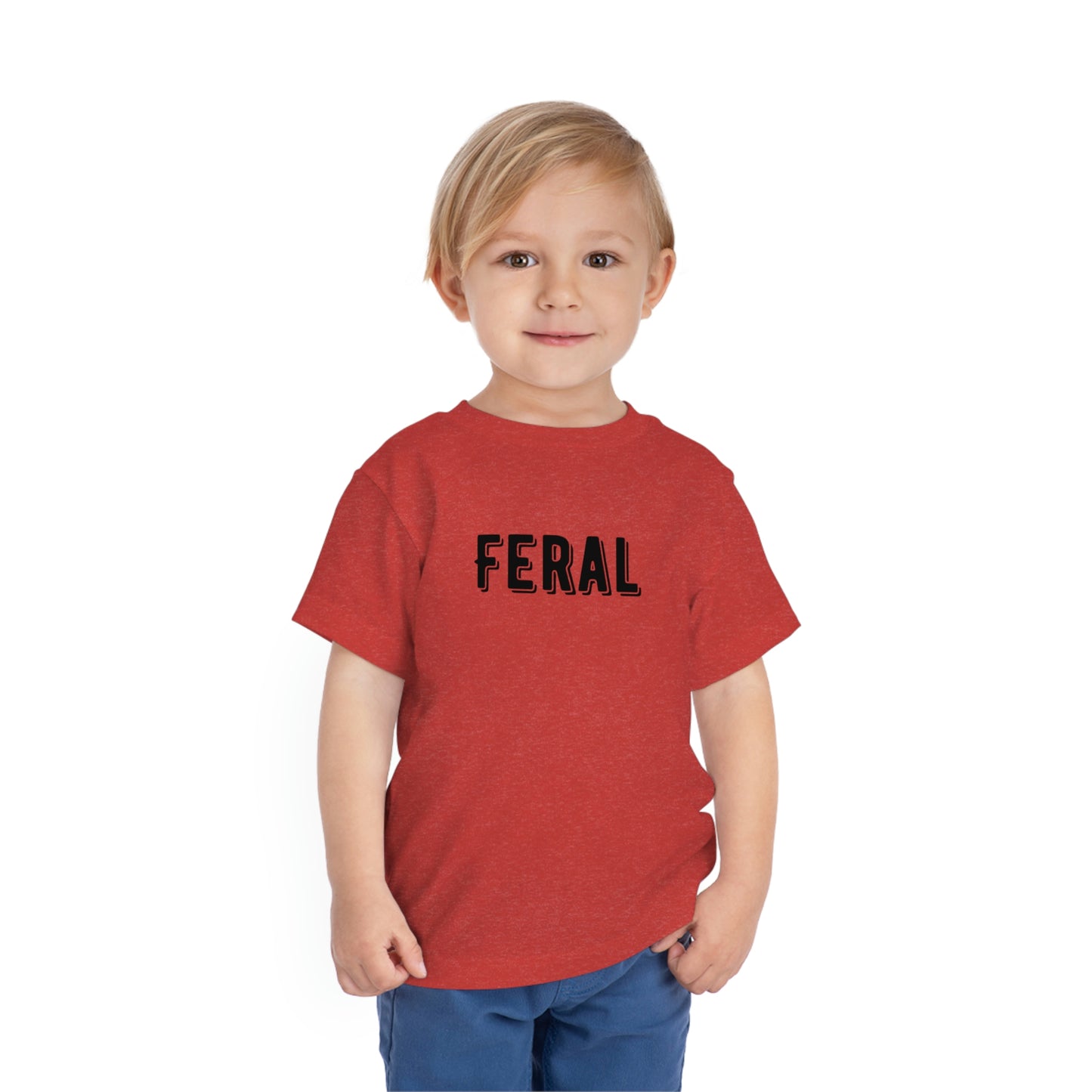 "Feral" Toddler Short Sleeve Tee (2T-5T)