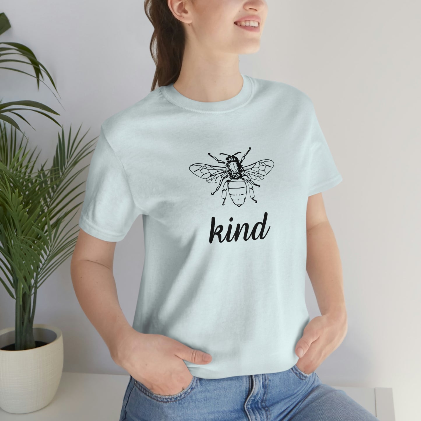 "Bee Kind" Unisex Jersey Short Sleeve Tee