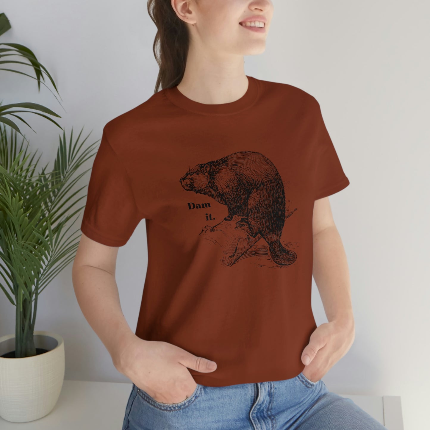 "Dam it" Bella Canvas Graphic Short Sleeve Tee