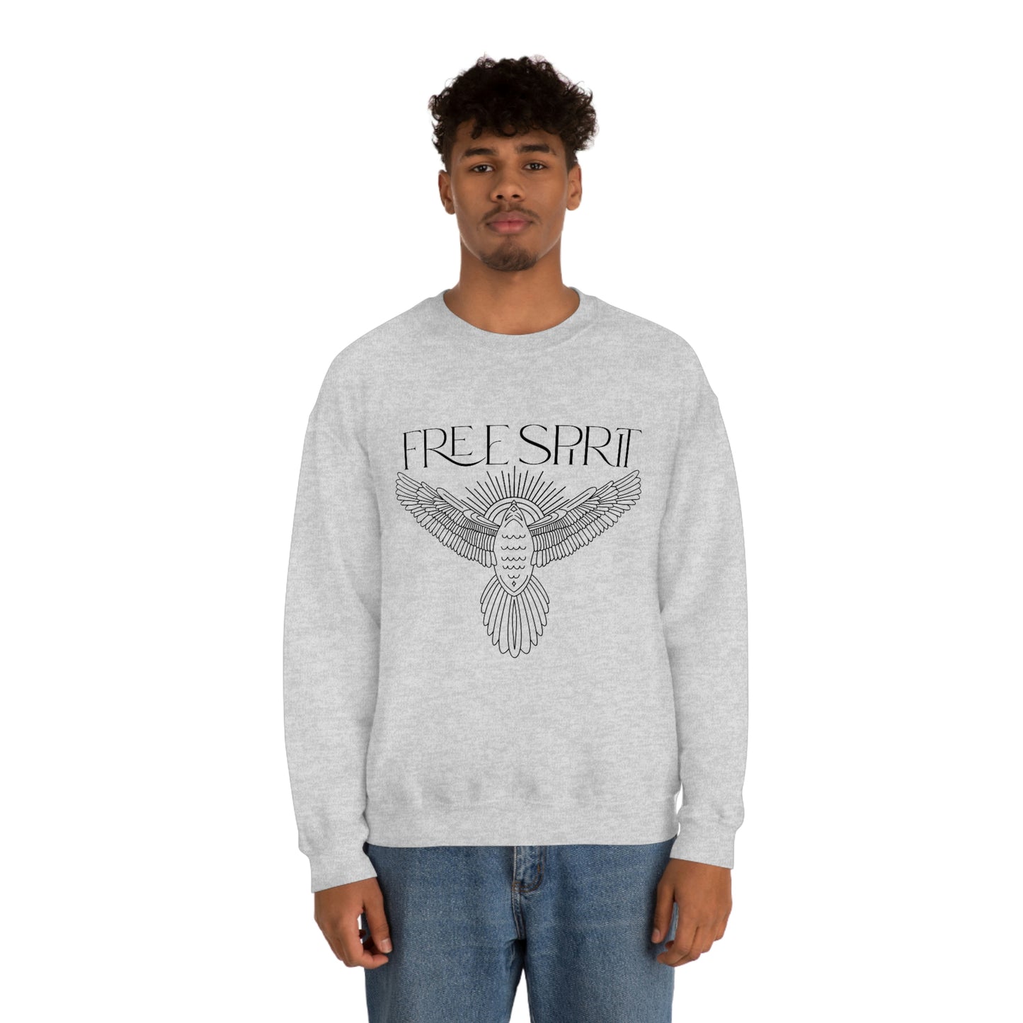 "Free Spirit" Unisex Crewneck Sweatshirt