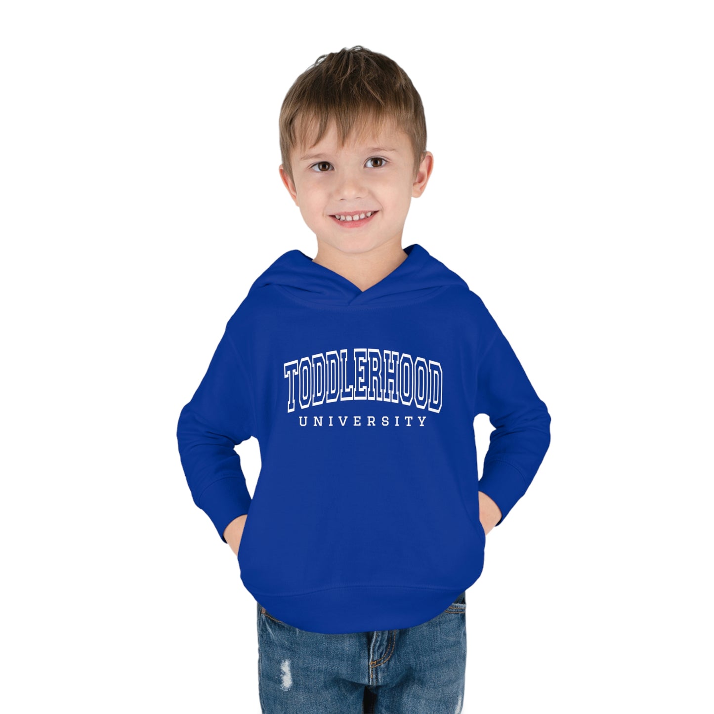 "Toddlerhood University" Toddler Pullover Fleece Hoodie (2T-6T)