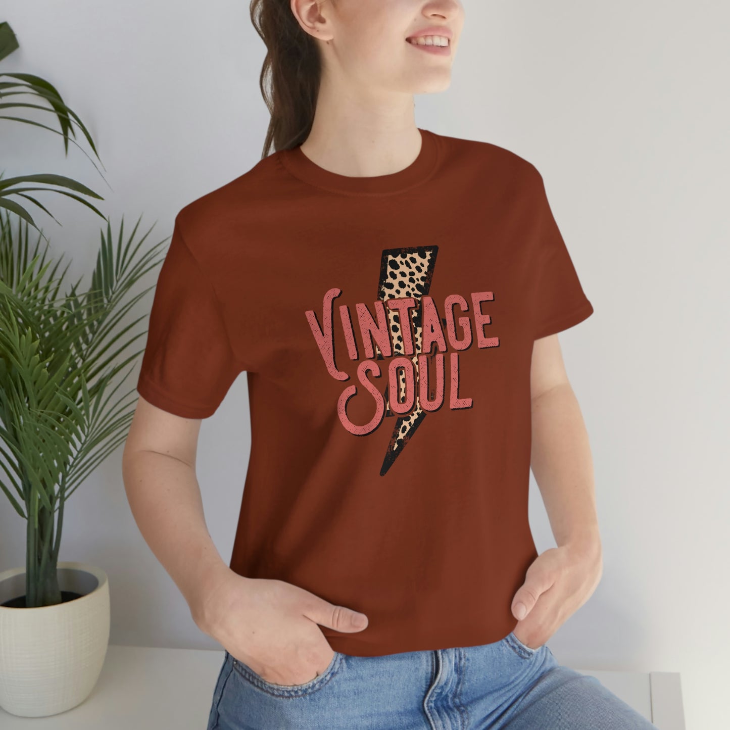 "Vintage Soul" Unisex Jersey Short Sleeve Tee