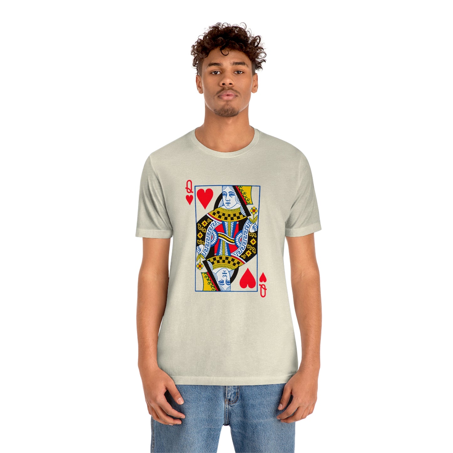 "Queen of Hearts" Unisex Jersey Short Sleeve Tee
