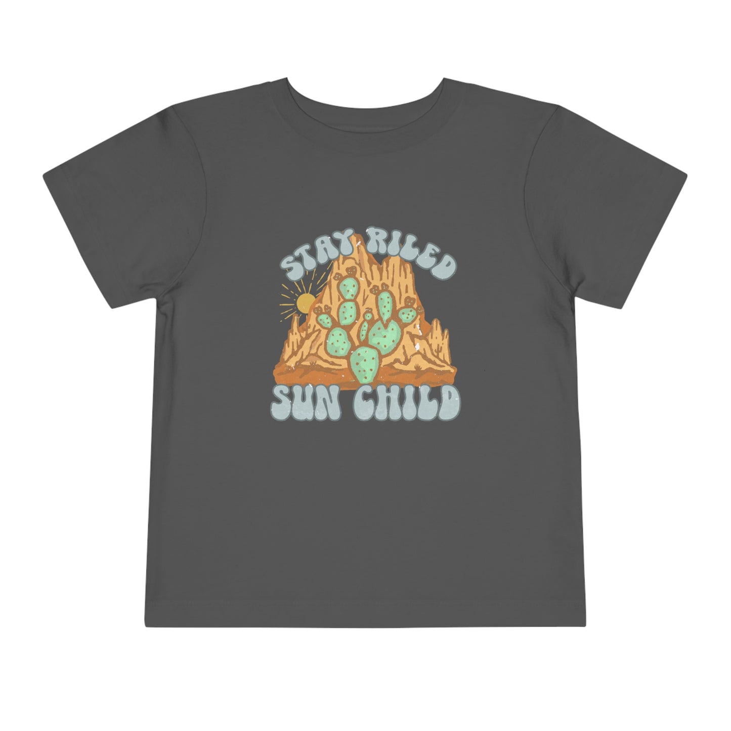 "Stay Riled Wild Child" Toddler Short Sleeve Tee (2T-5T)