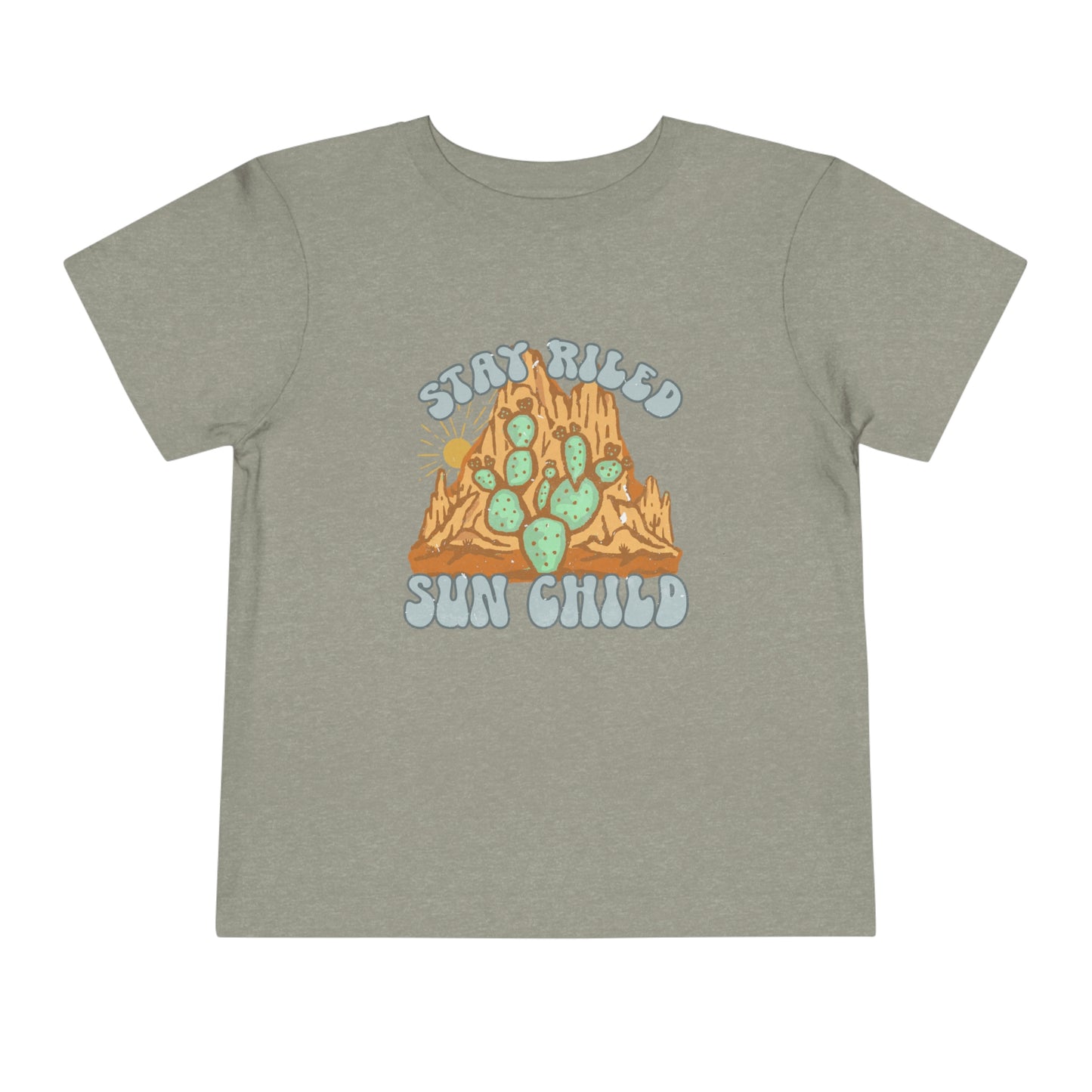 "Stay Riled Wild Child" Toddler Short Sleeve Tee (2T-5T)