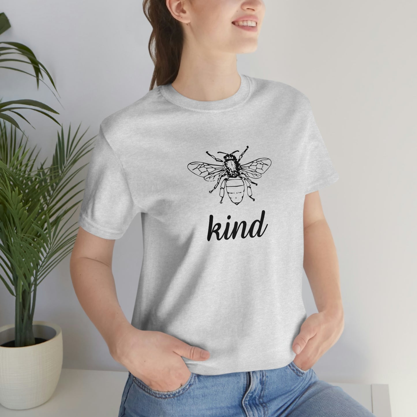 "Bee Kind" Unisex Jersey Short Sleeve Tee