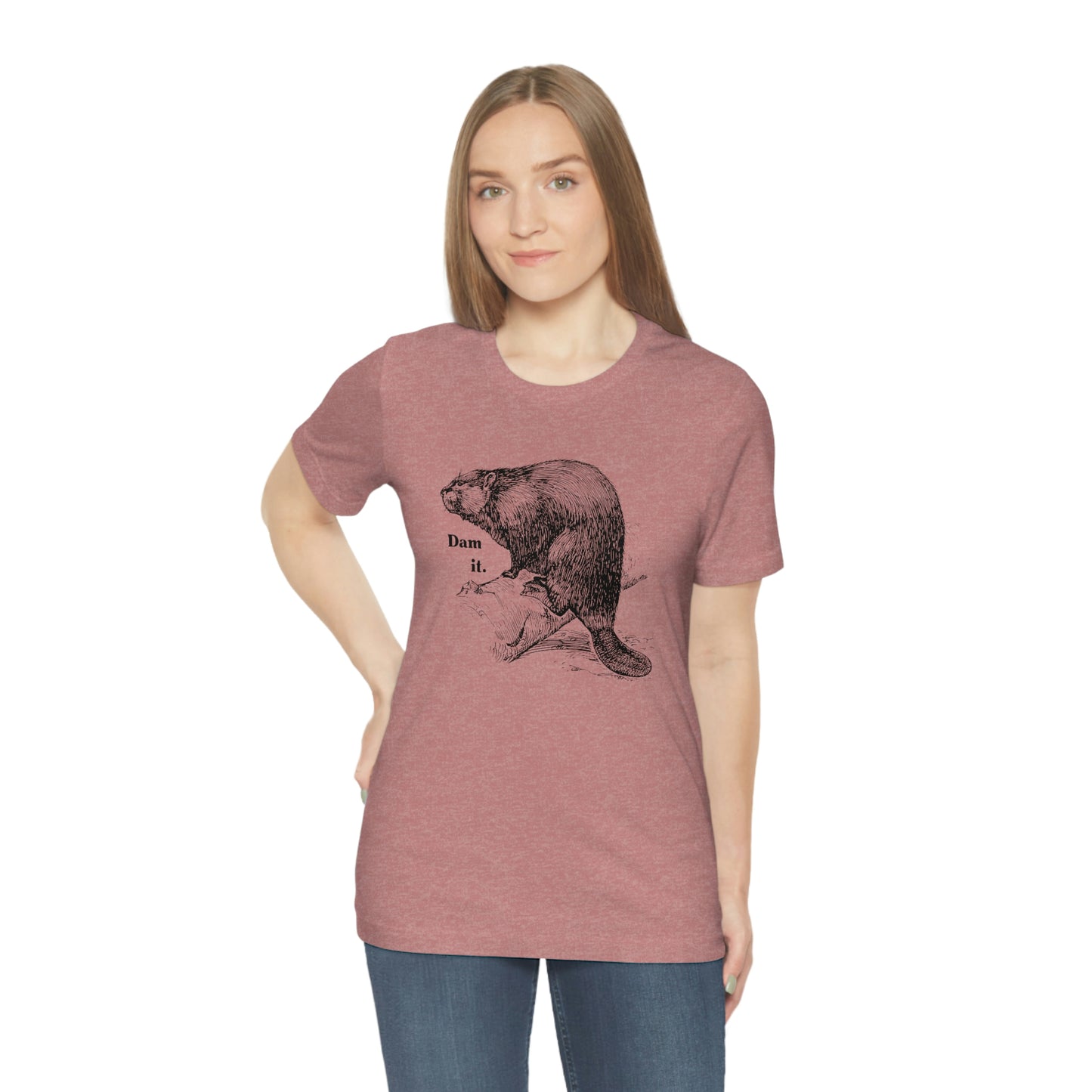 "Dam it" Bella Canvas Graphic Short Sleeve Tee