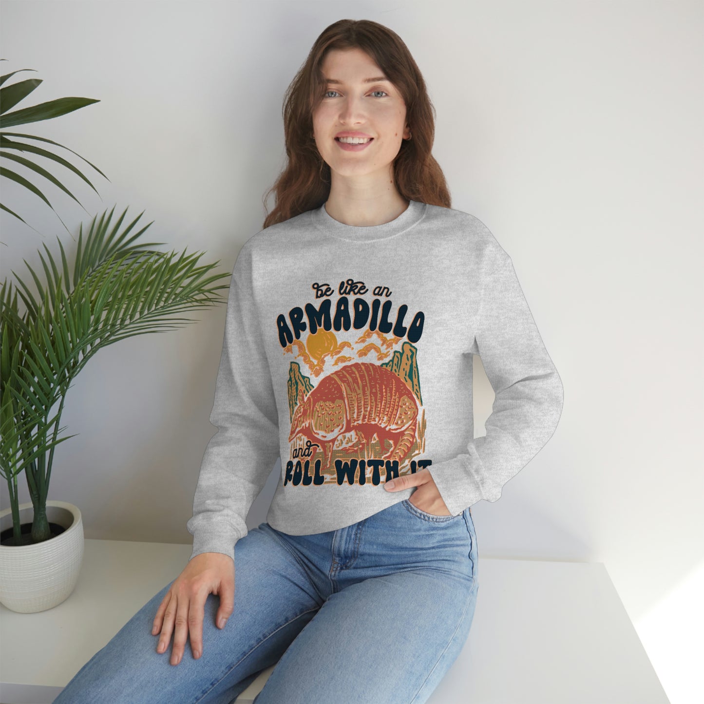 "Armadillo" Unisex Heavy Blend™ Crewneck Sweatshirt